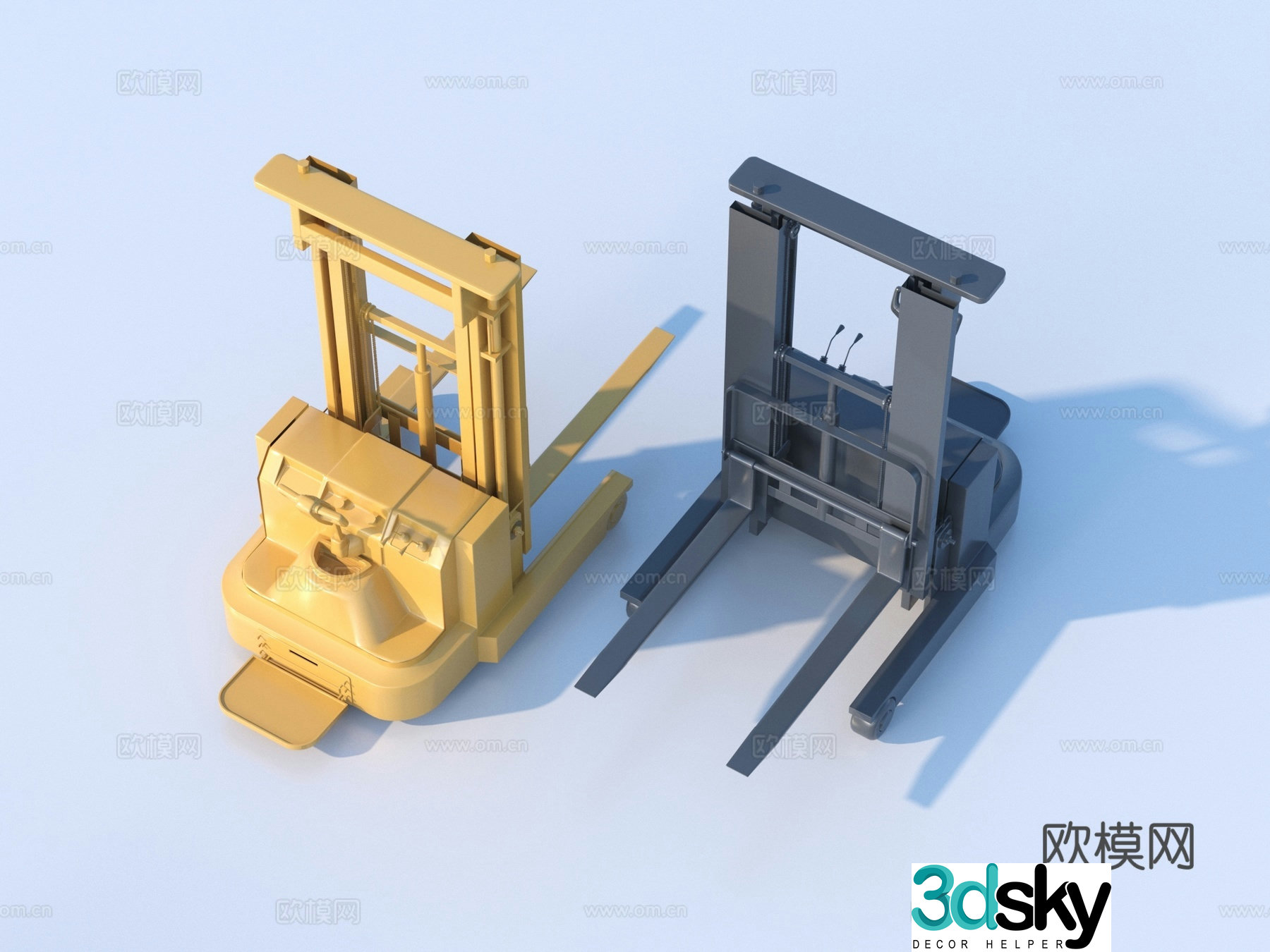 Forklift Pallet Truck Pallet Truck 3D Model