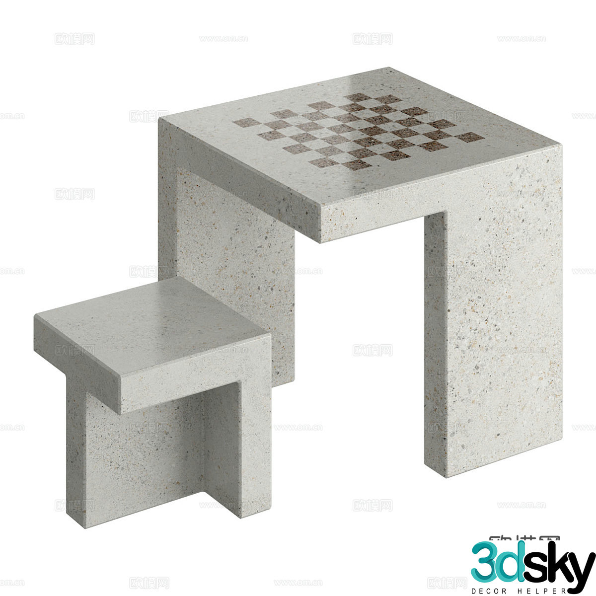 Desk 3d model