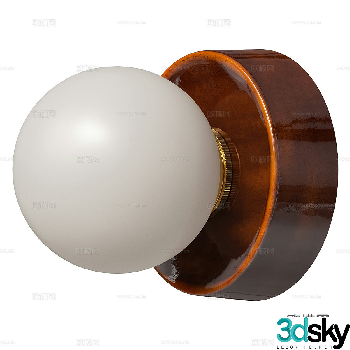 Modern light luxury Sophia wall light 3d model