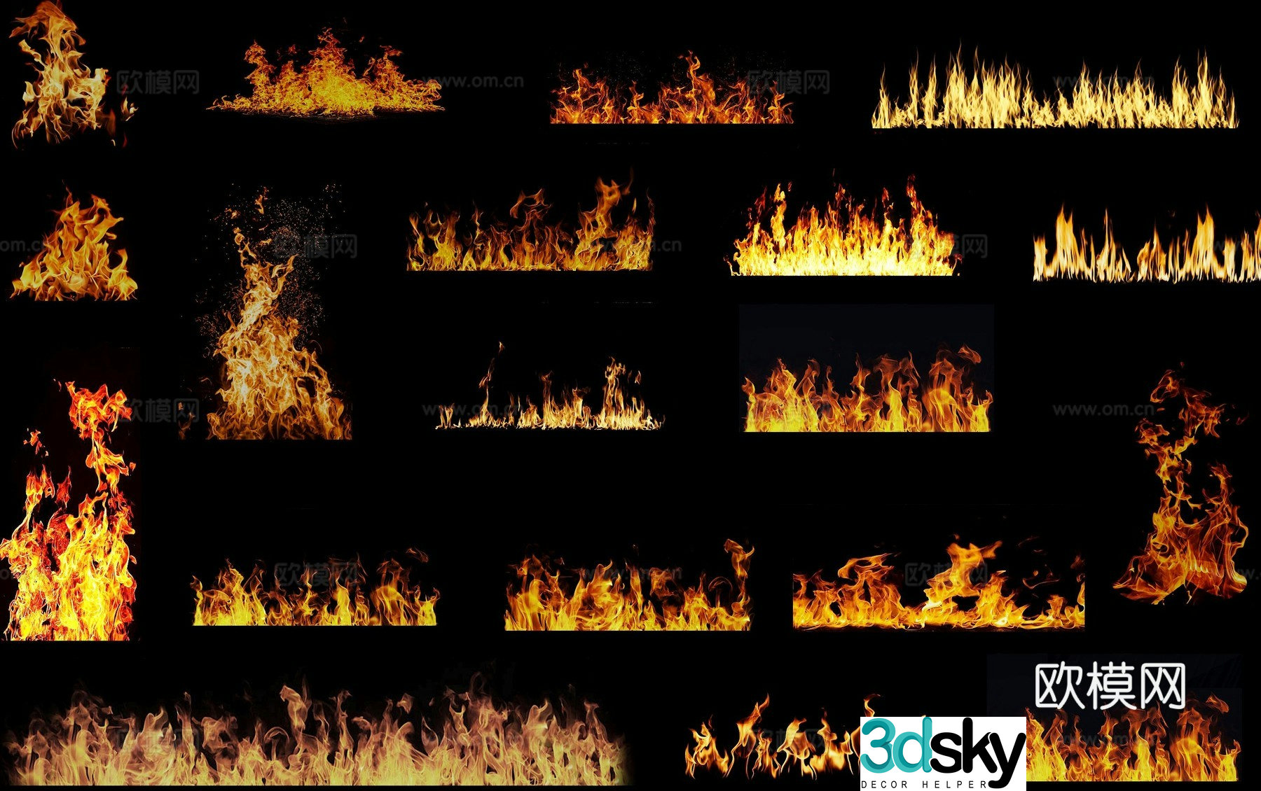 Flame Flame 3d model
