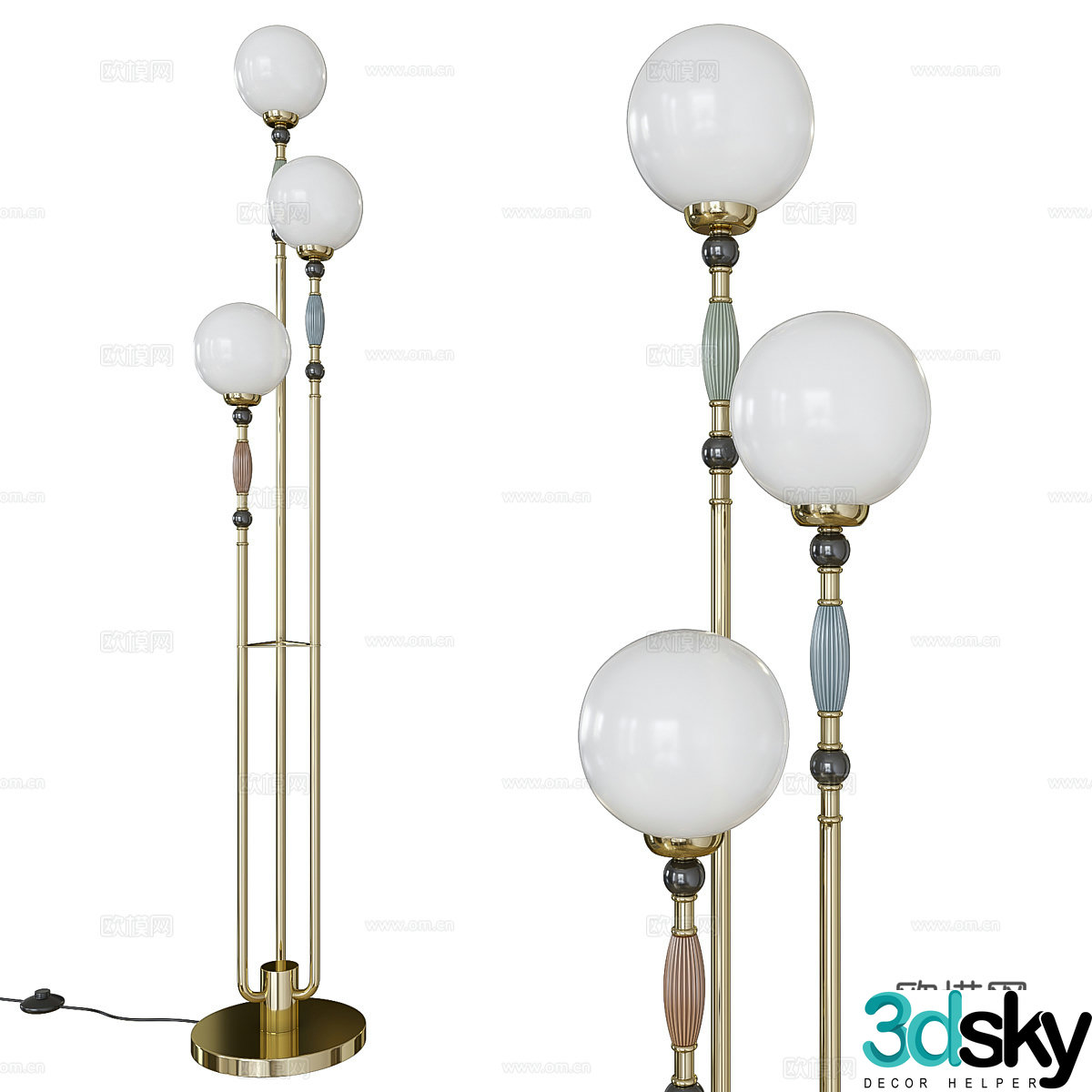 Floor lamp 3d model