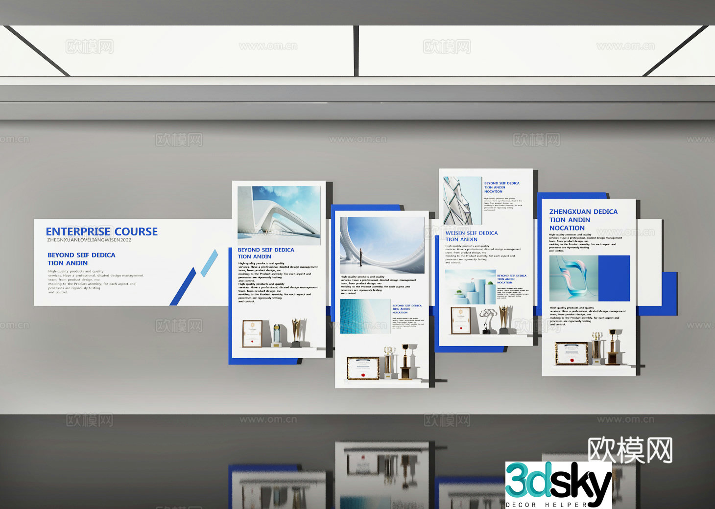 Exhibition hall 3d model