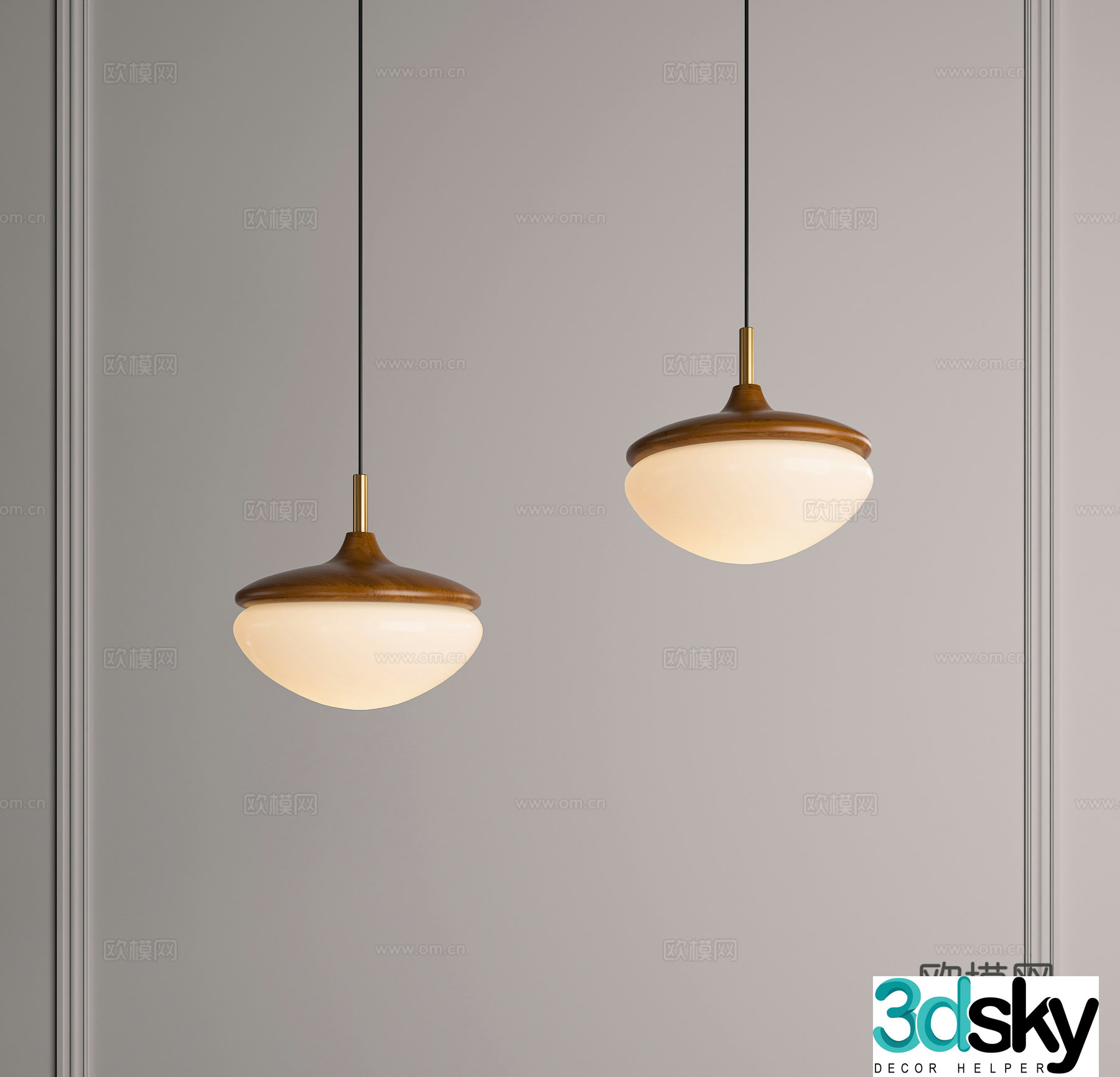 Restaurant Chandeliers Middle Chandeliers Creamy Chandeliers French Chandeliers Log Chandeliers 3D Model