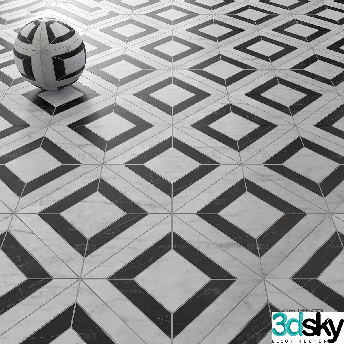 Ceramic tiles 3d model