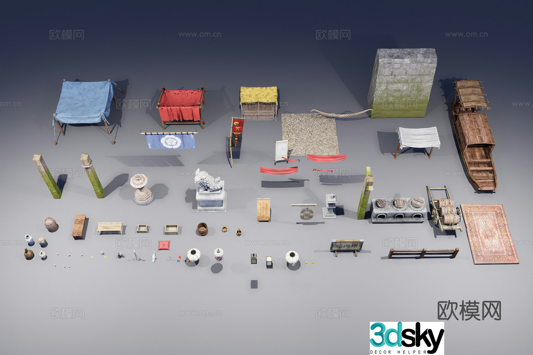 Japanese 3D model