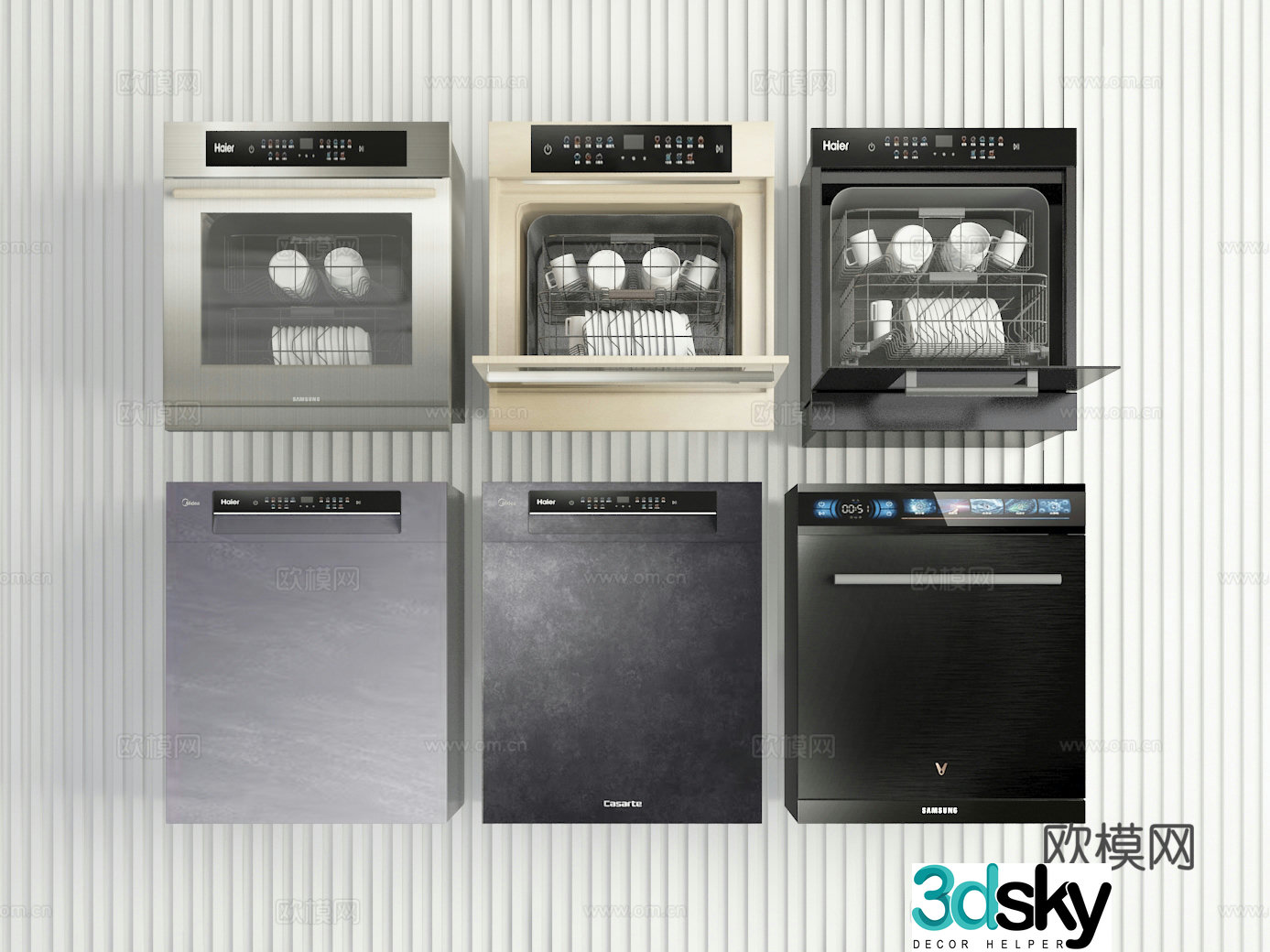Dishwasher 3d model