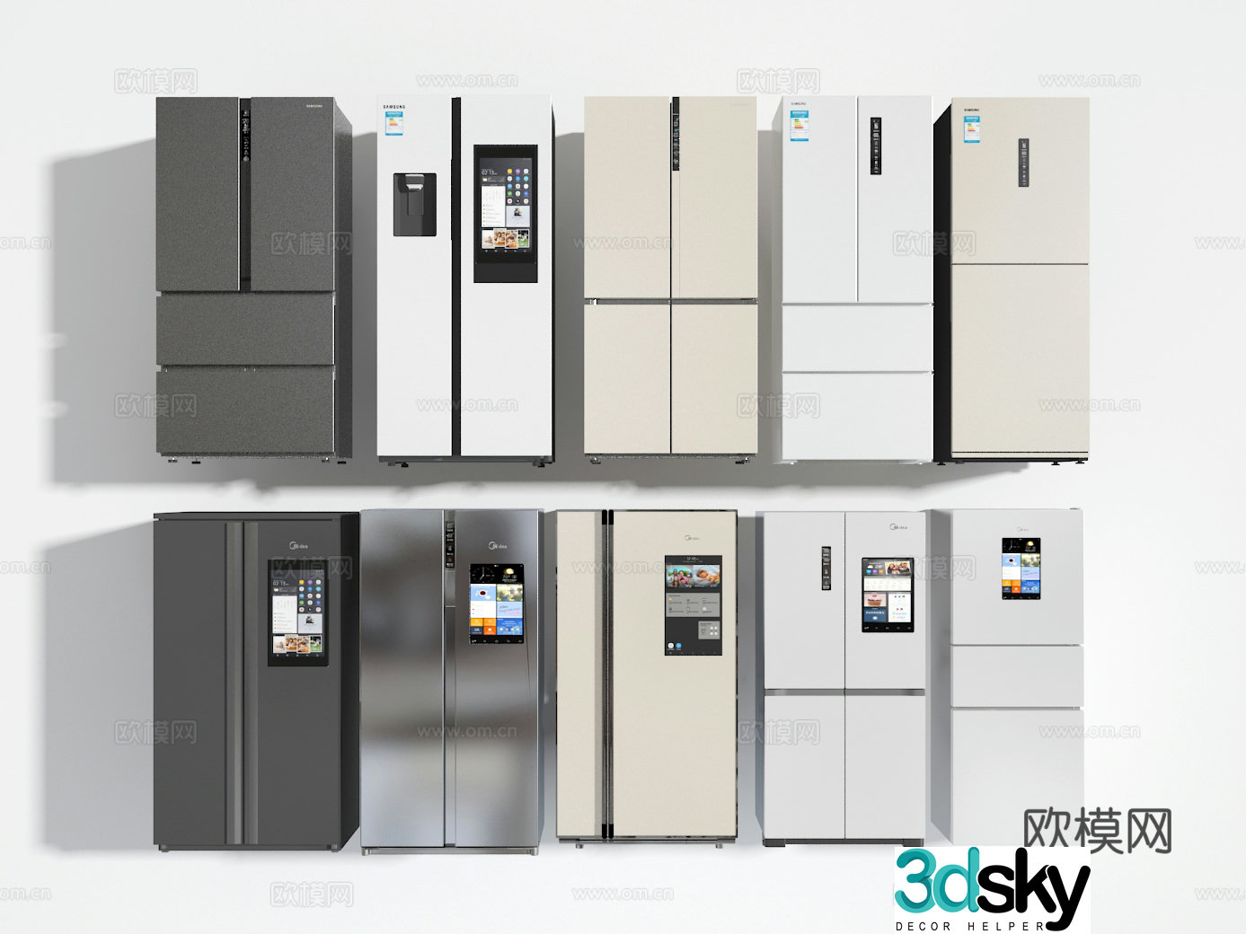 Refrigerator 3d model