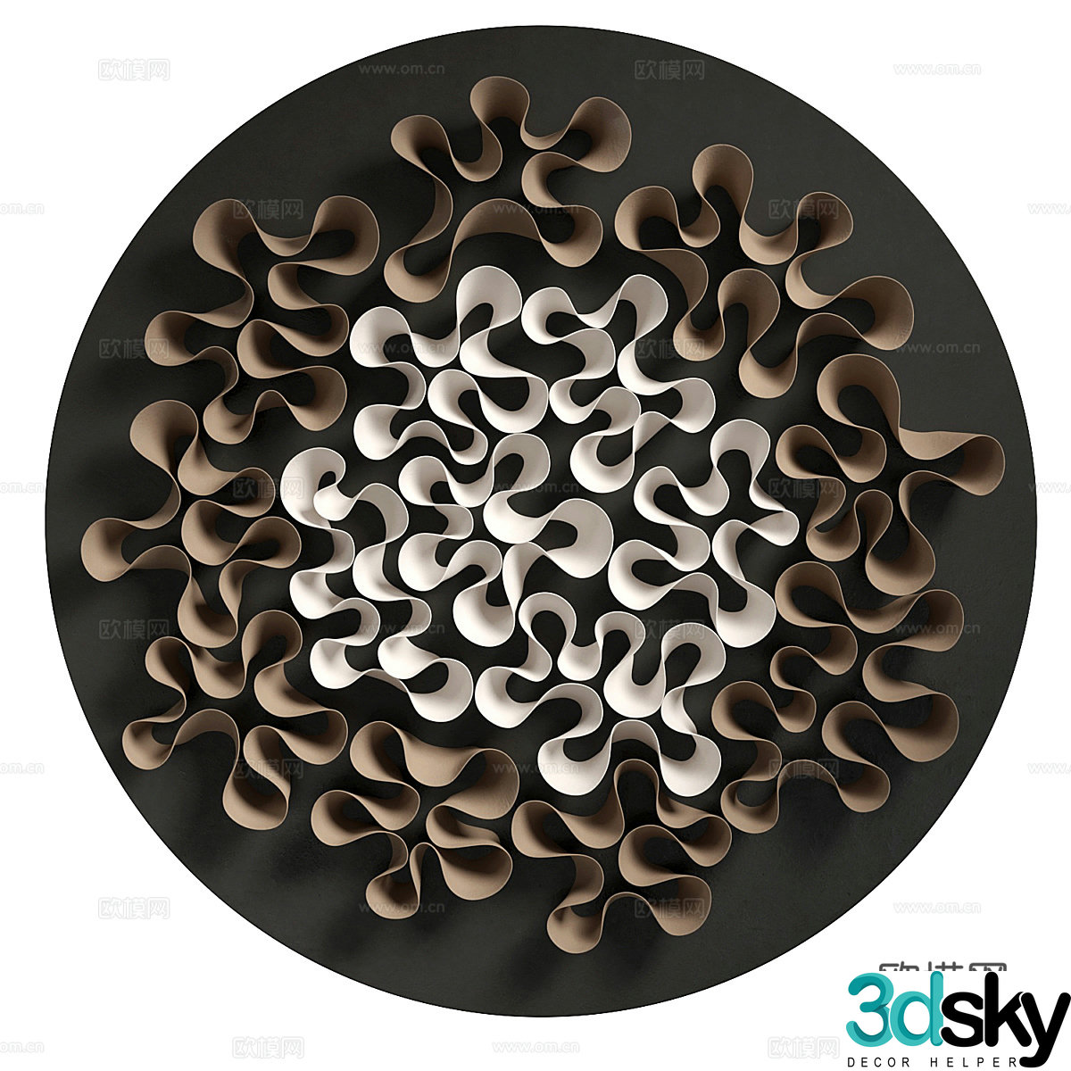 Modern Vasso fragkou chrysanthemum pendant 3d model