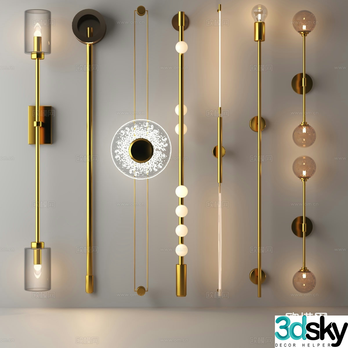 Modern lantern 3d model