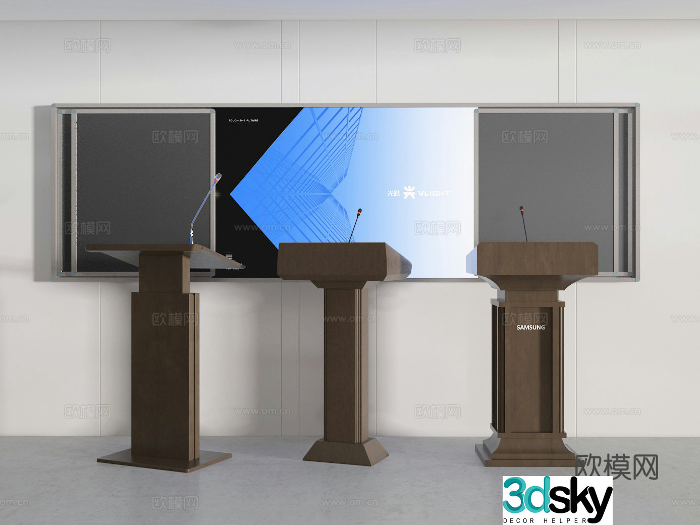 Podium 3D model