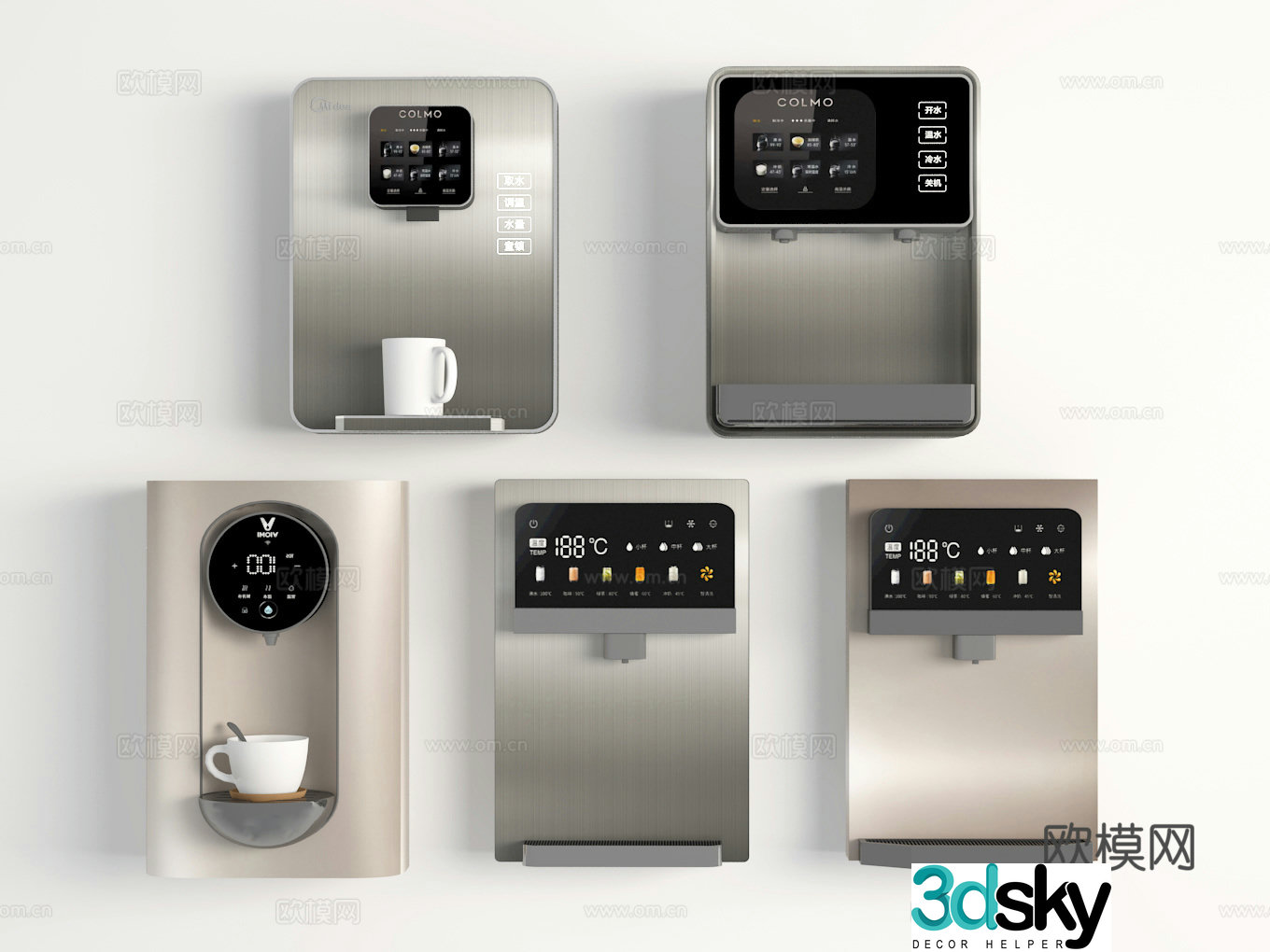 Coffee machine 3d model