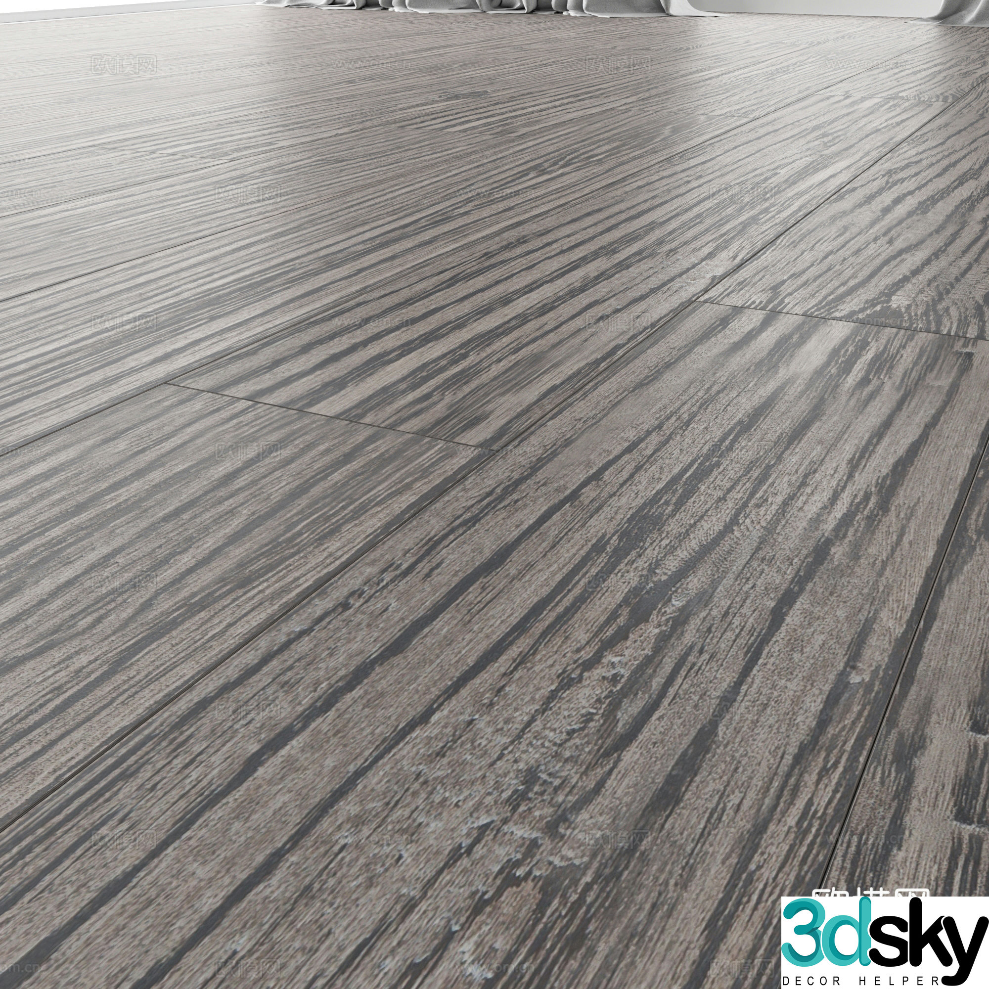 Wood floor Oak floor Laminate floor Solid wood floor 3d model
