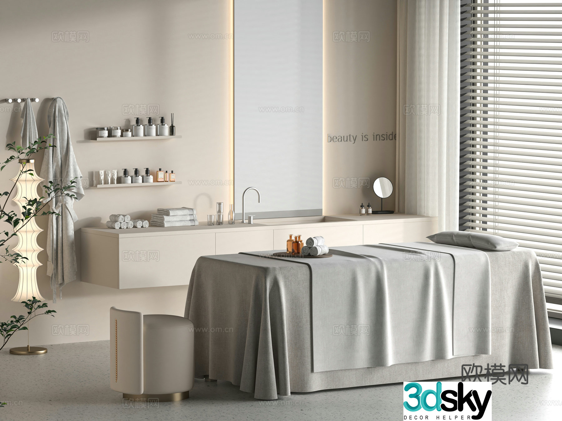 Modern Beauty SPA3d Model