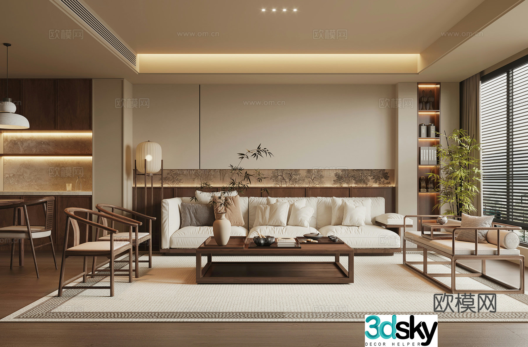 Song style restaurant 3D model