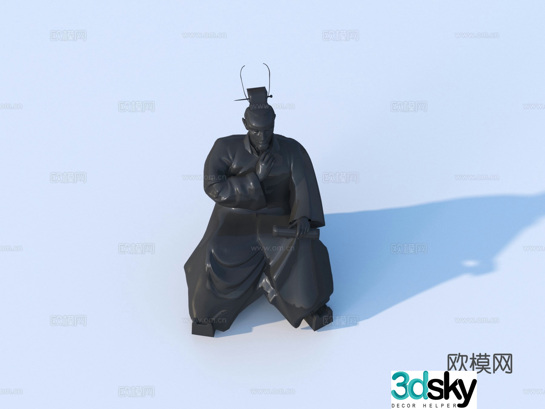 Statue Celebrity Sculpture 3d Model