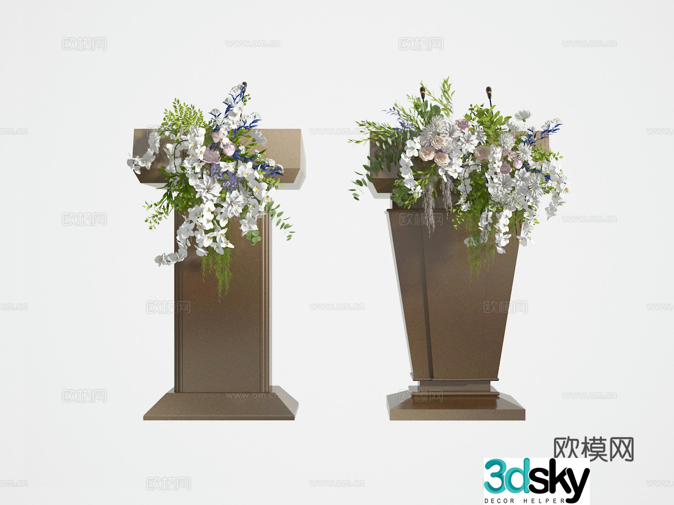 Lecture table 3D model