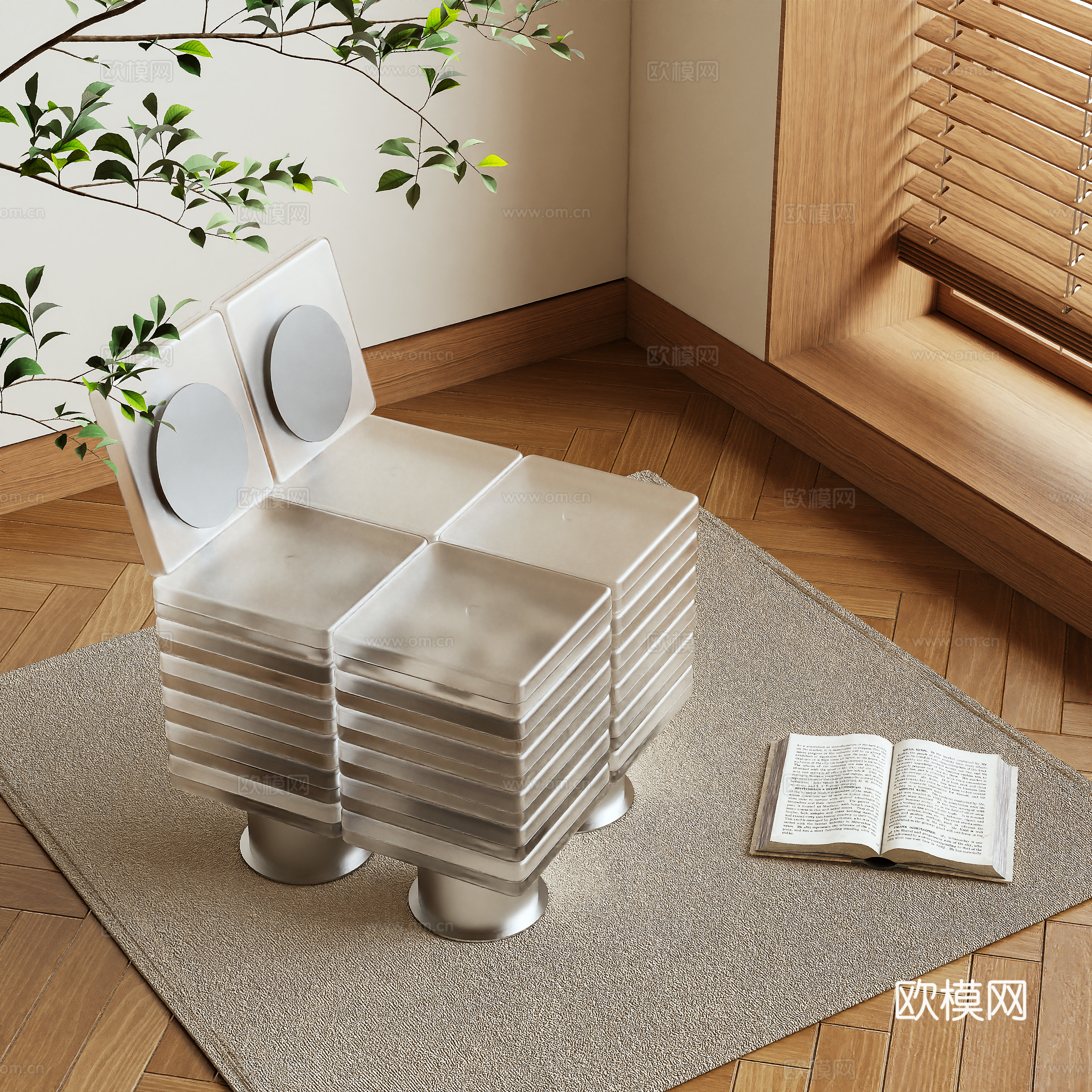 Leisure chair 3d model