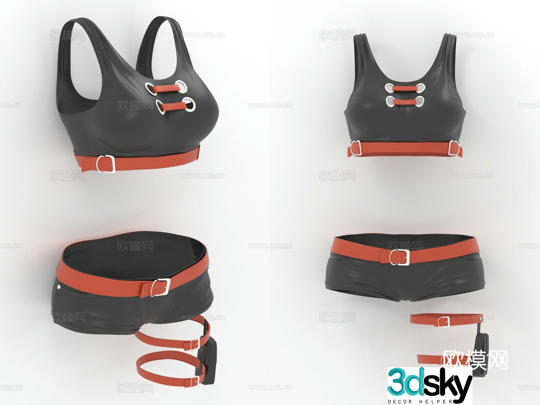 Sportswear Women’s Clothing Women’s Clothing 3D Model