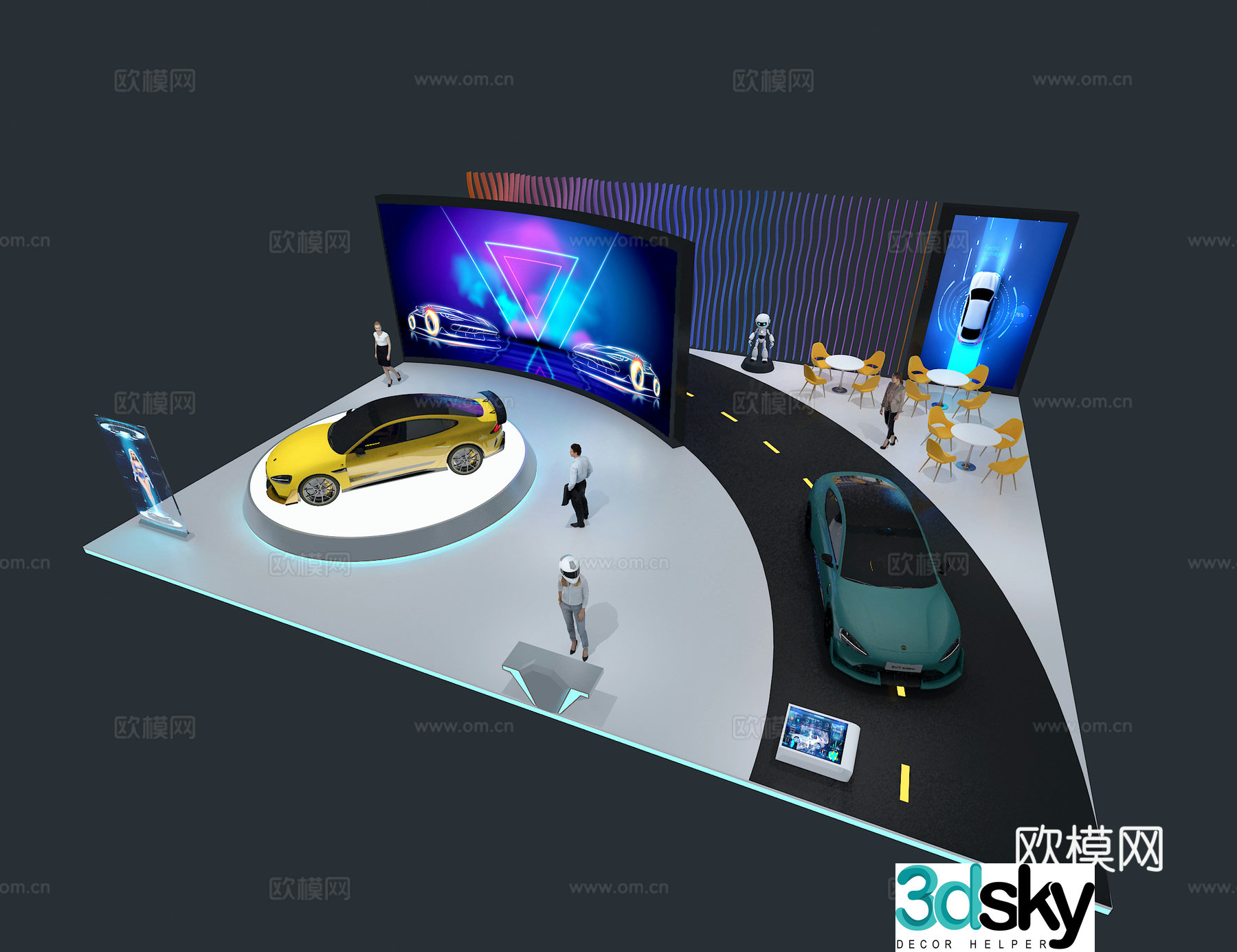 Auto Show 3D Model