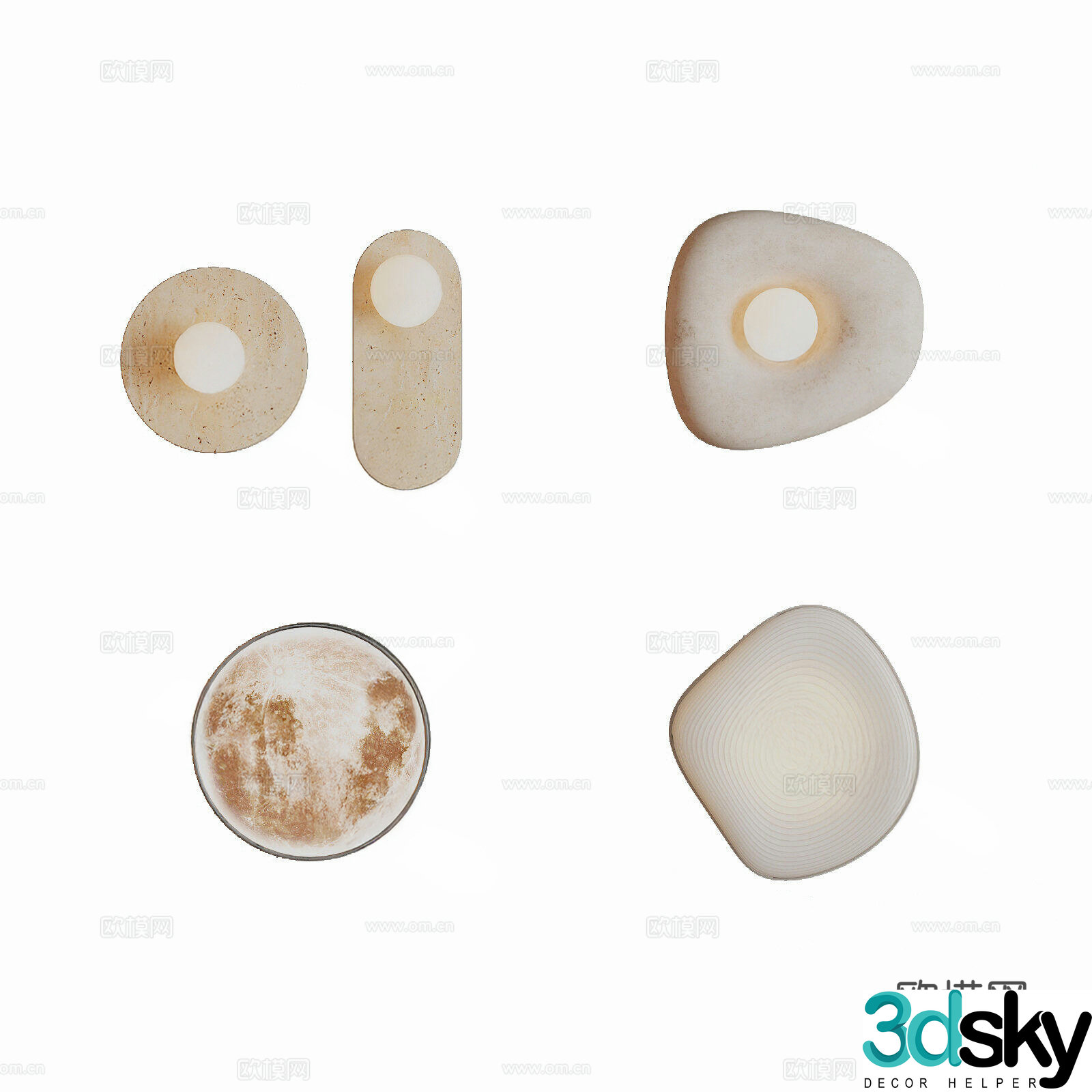 Modern wall lamp 3d model