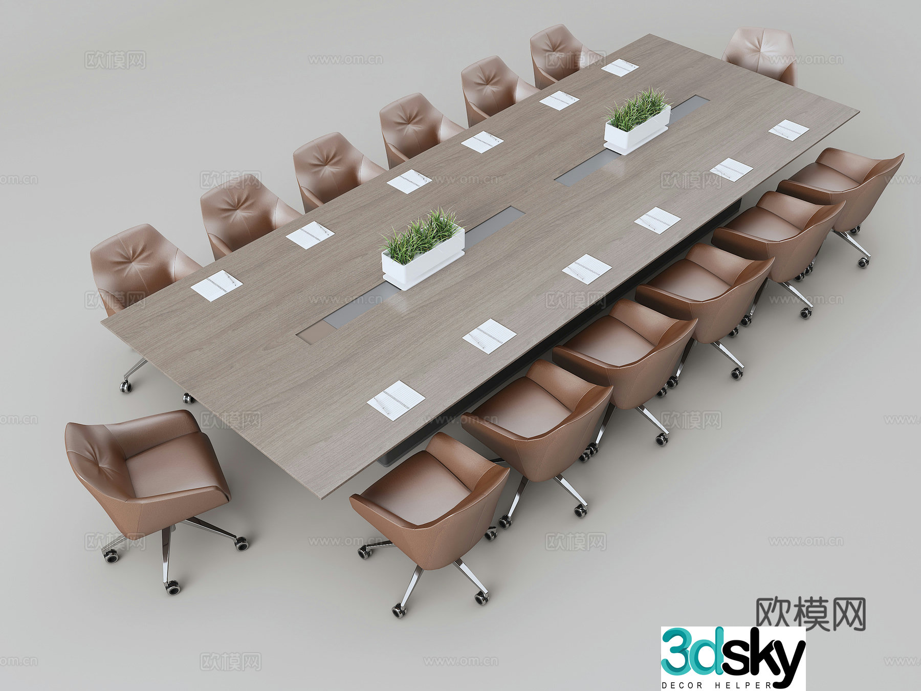 Conference table 3d model
