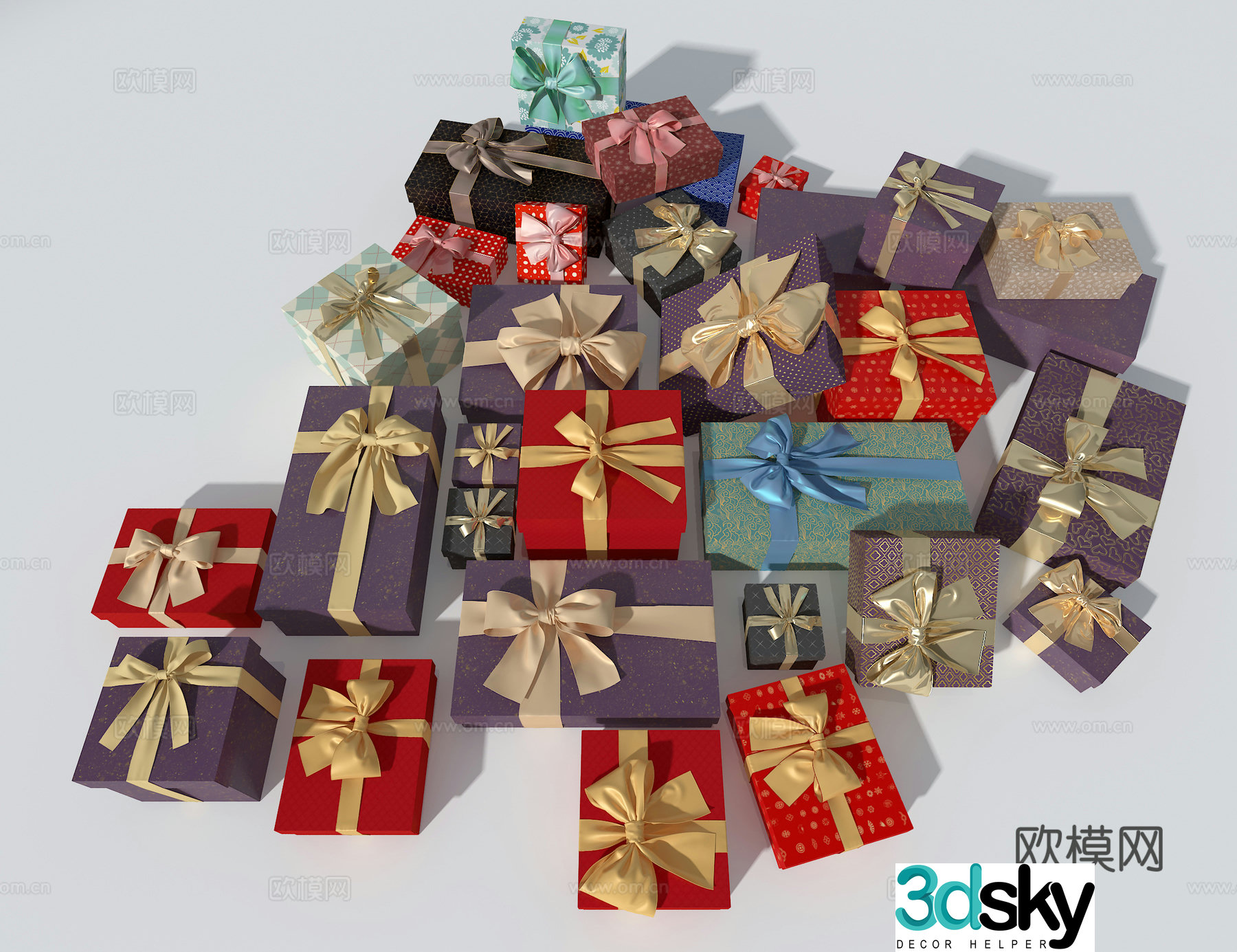 Gift box 3d model
