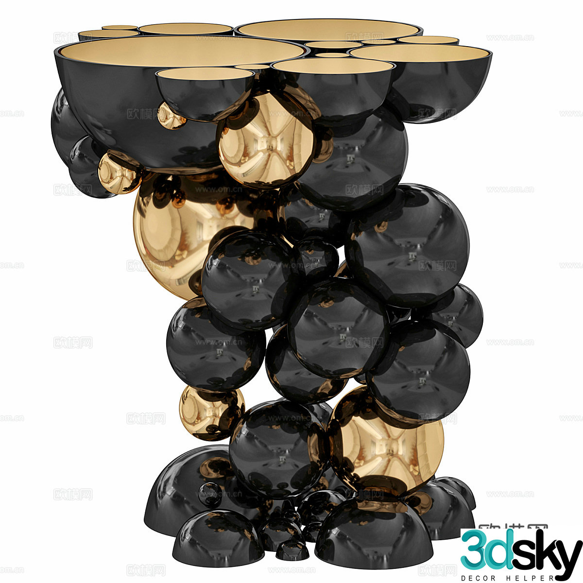 Modern Italian light luxury NEWTON 3D model