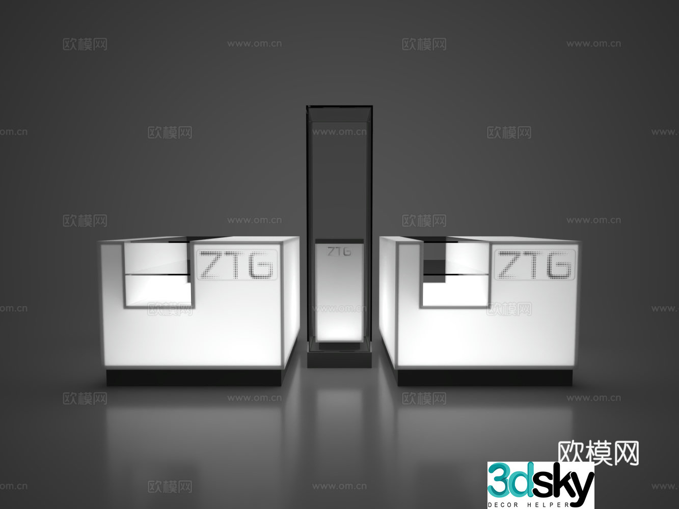 Showcase 073d model