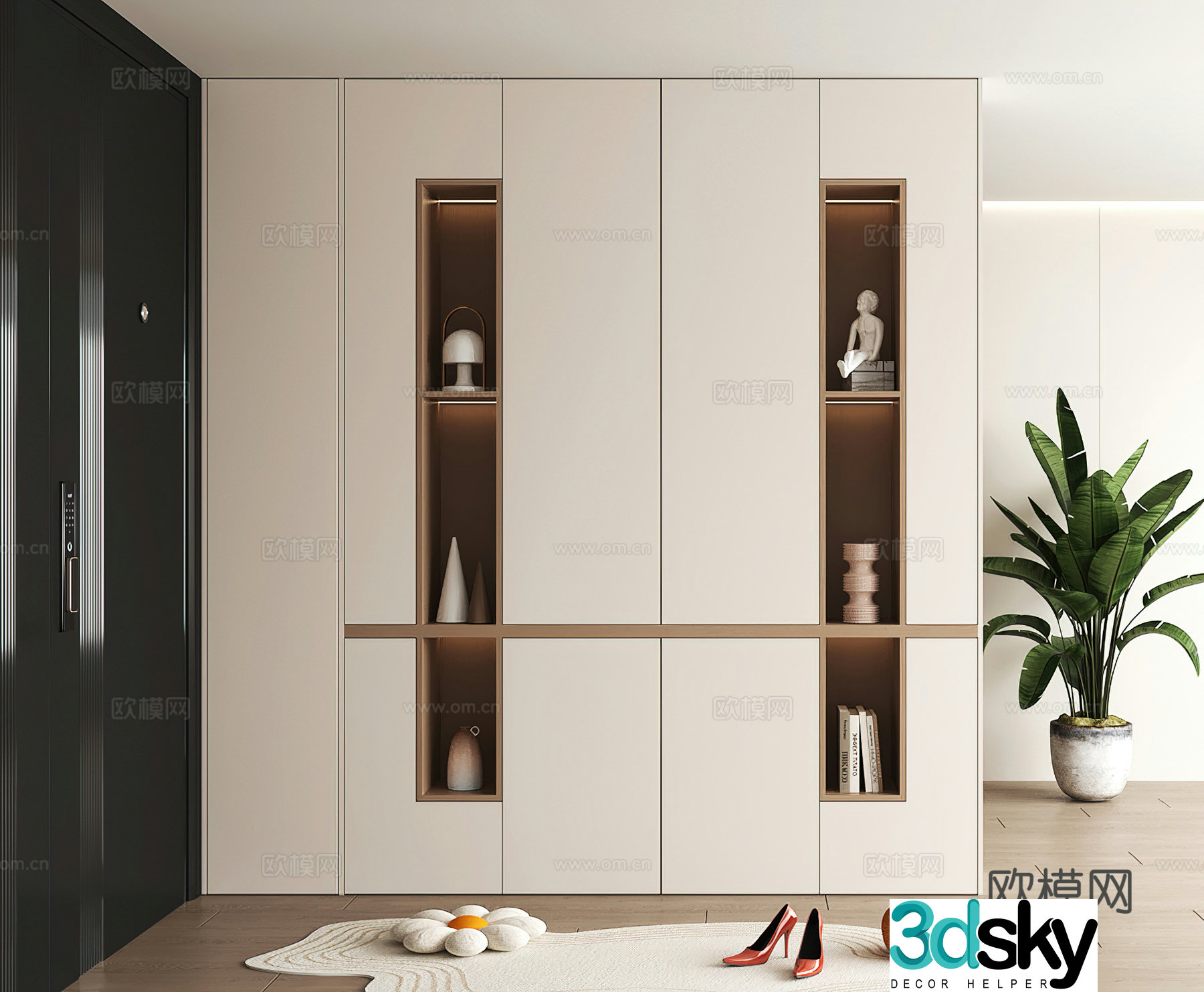 Shoe cabinet design shoe cabinet partition shoe cabinet porch shoe cabinet home shoe cabinet 3D model