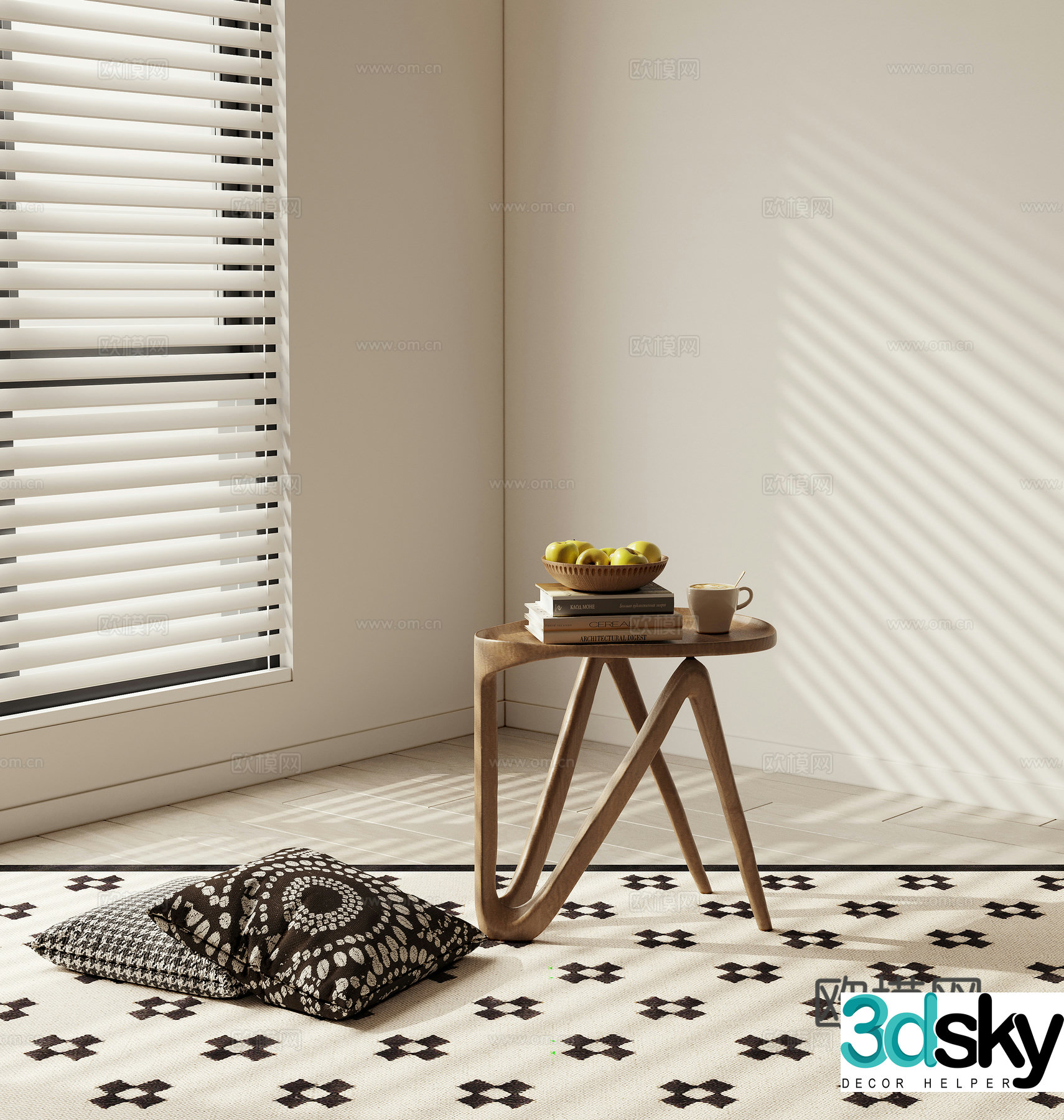 3D model of side circle