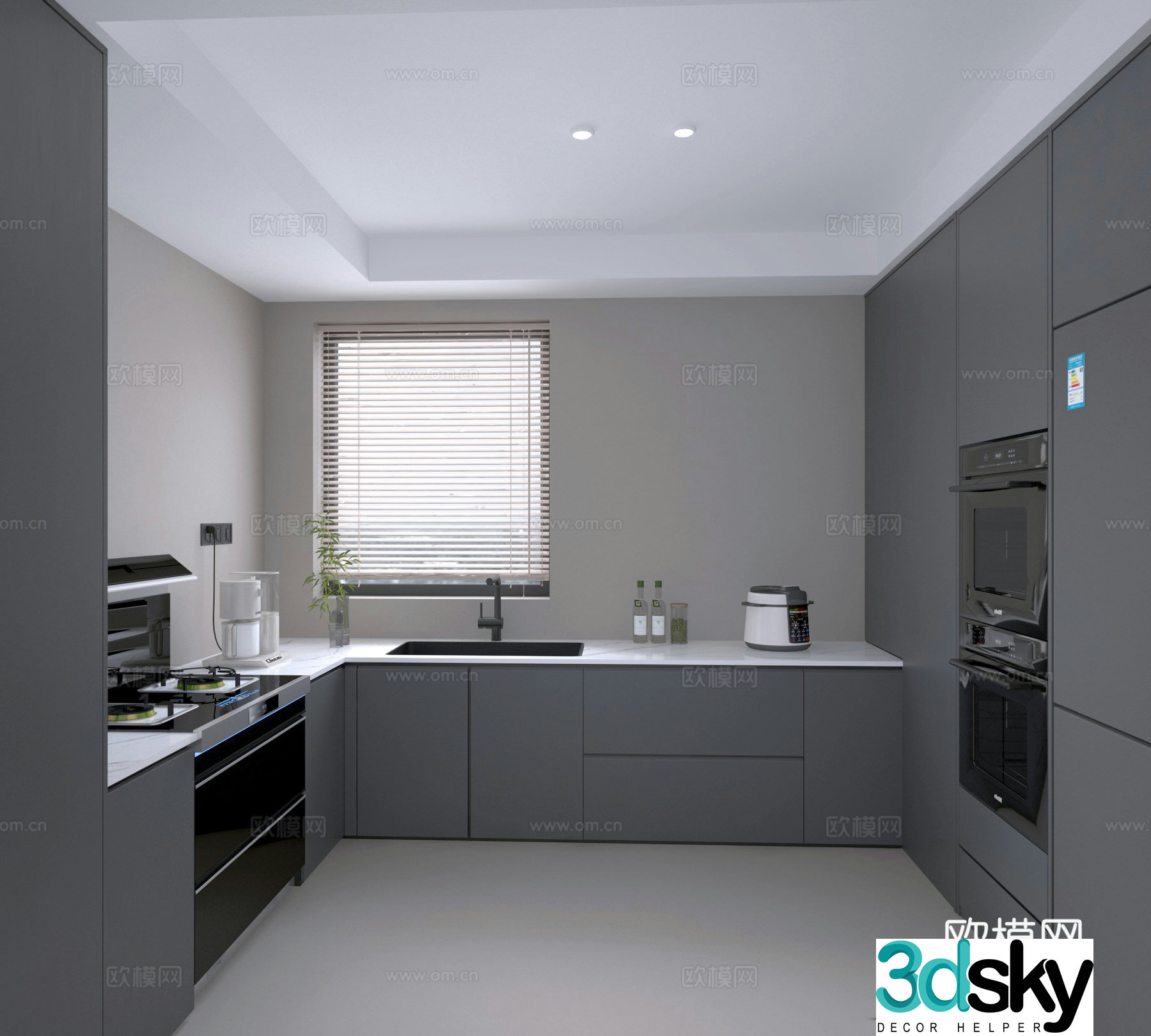 Italian kitchen 3d model