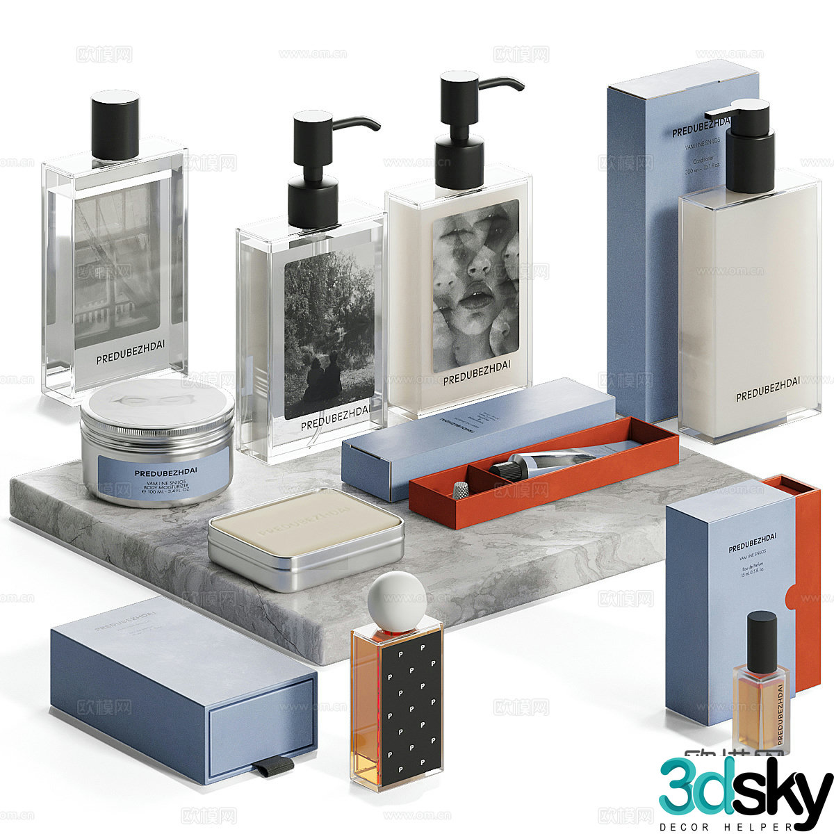Cosmetics 3D model