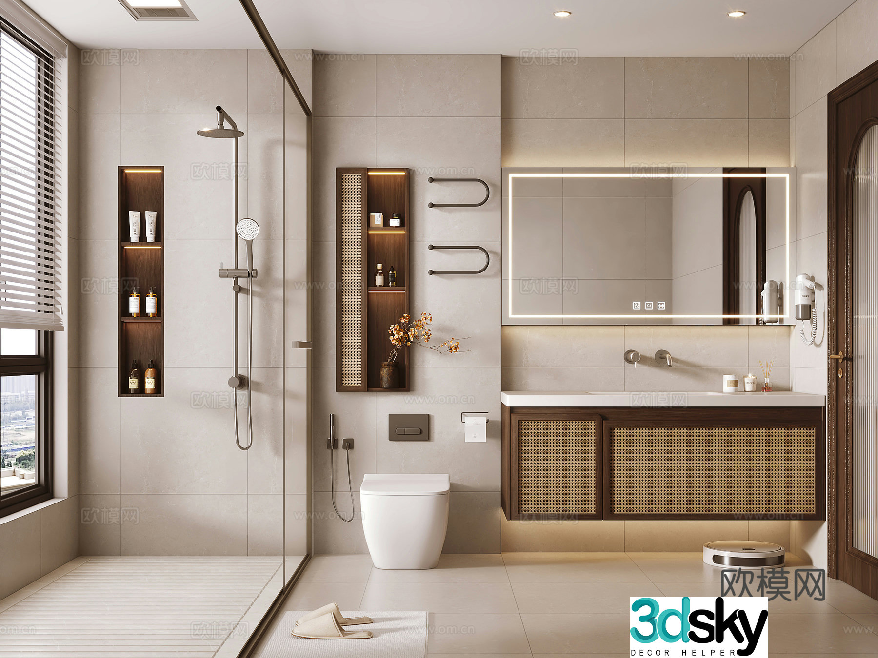 Wasabi Bathroom 3D Model