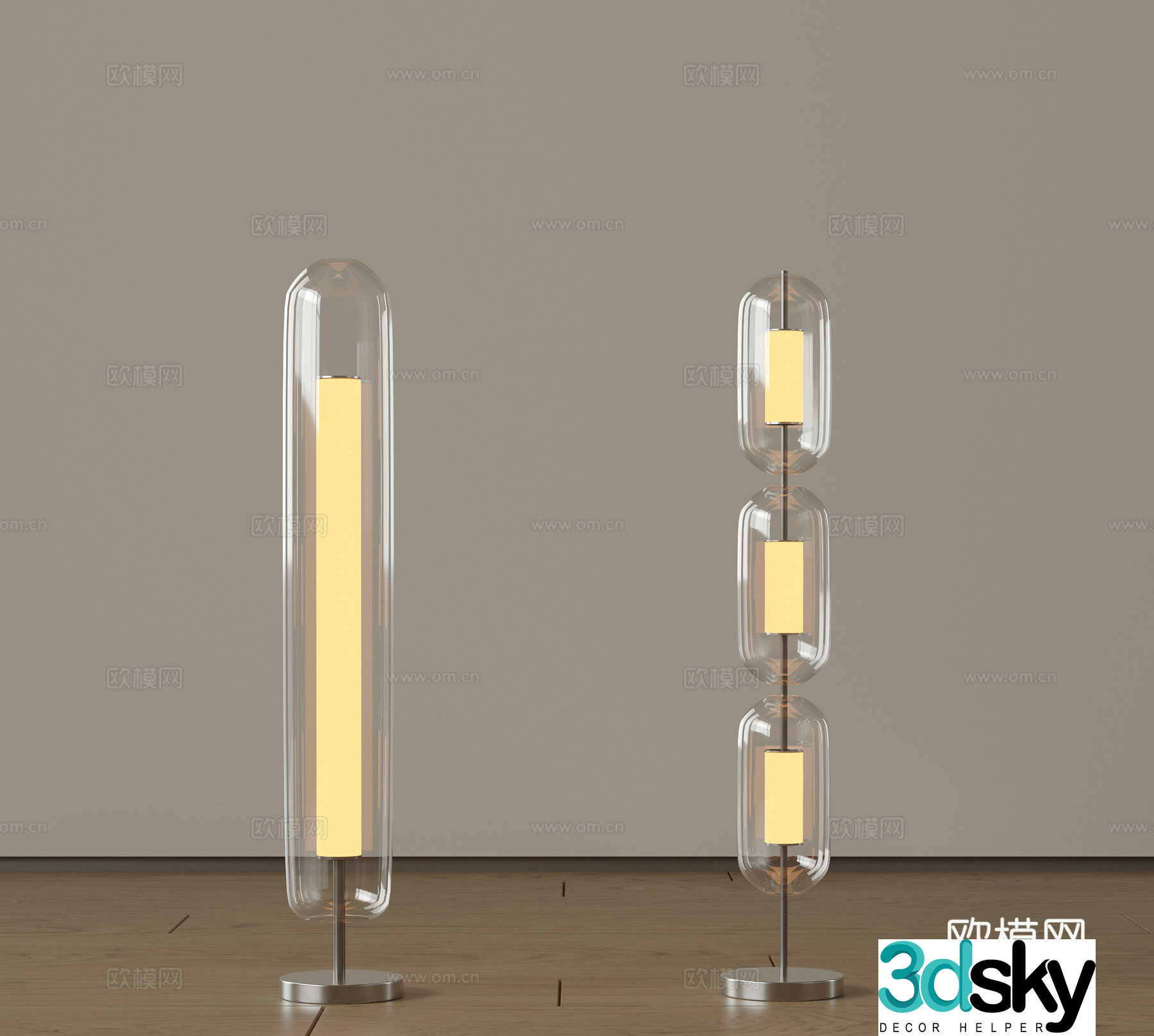Modern medieval floor lamp Minimalist floor lamp Italian floor lamp Art floor lamp Creamy wind fall 3D model