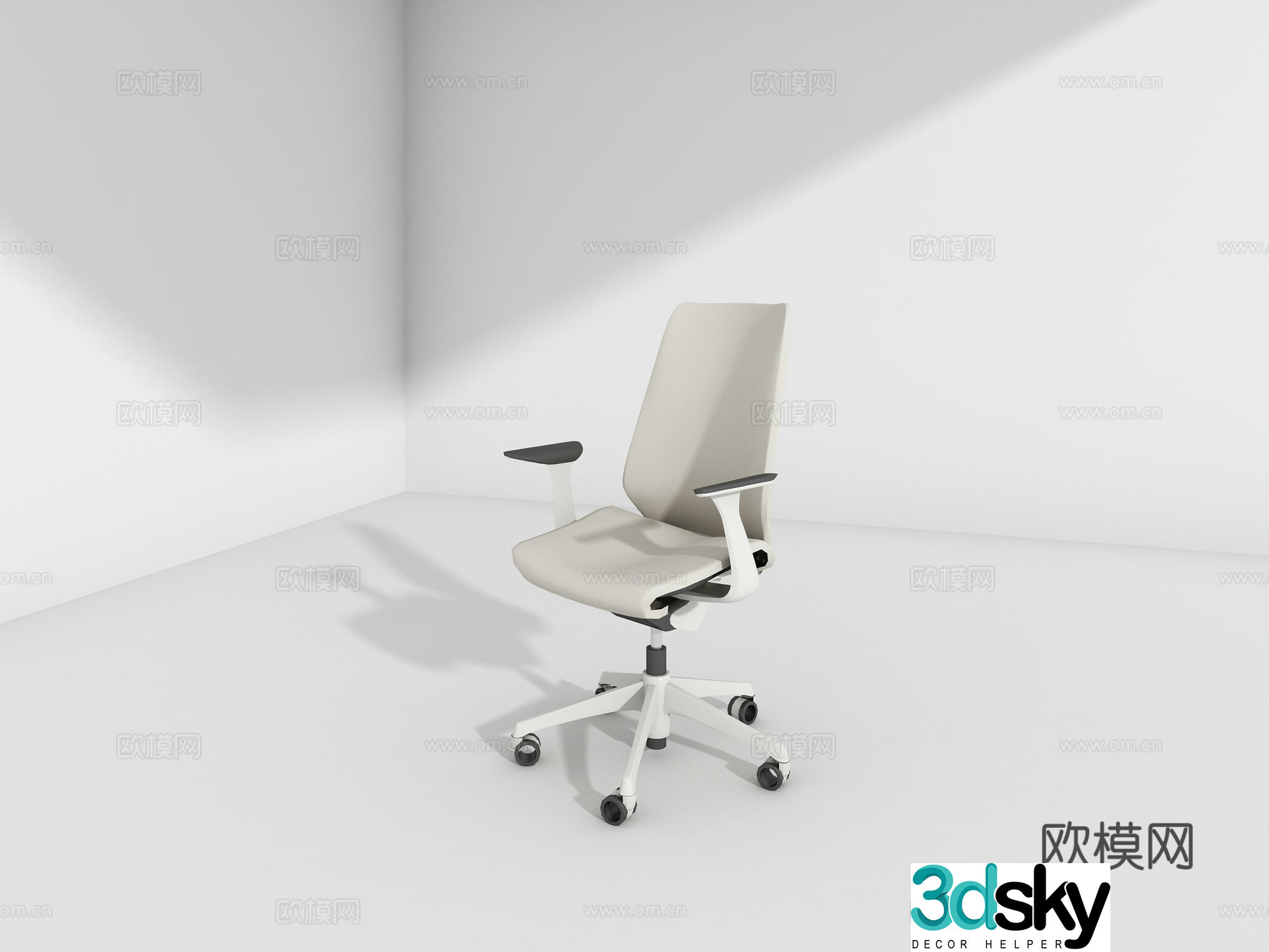Office swivel chair3d model