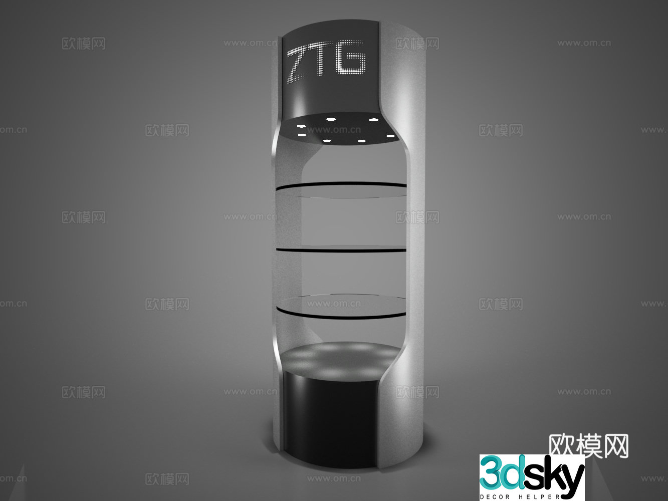 Showcase 09A3d model