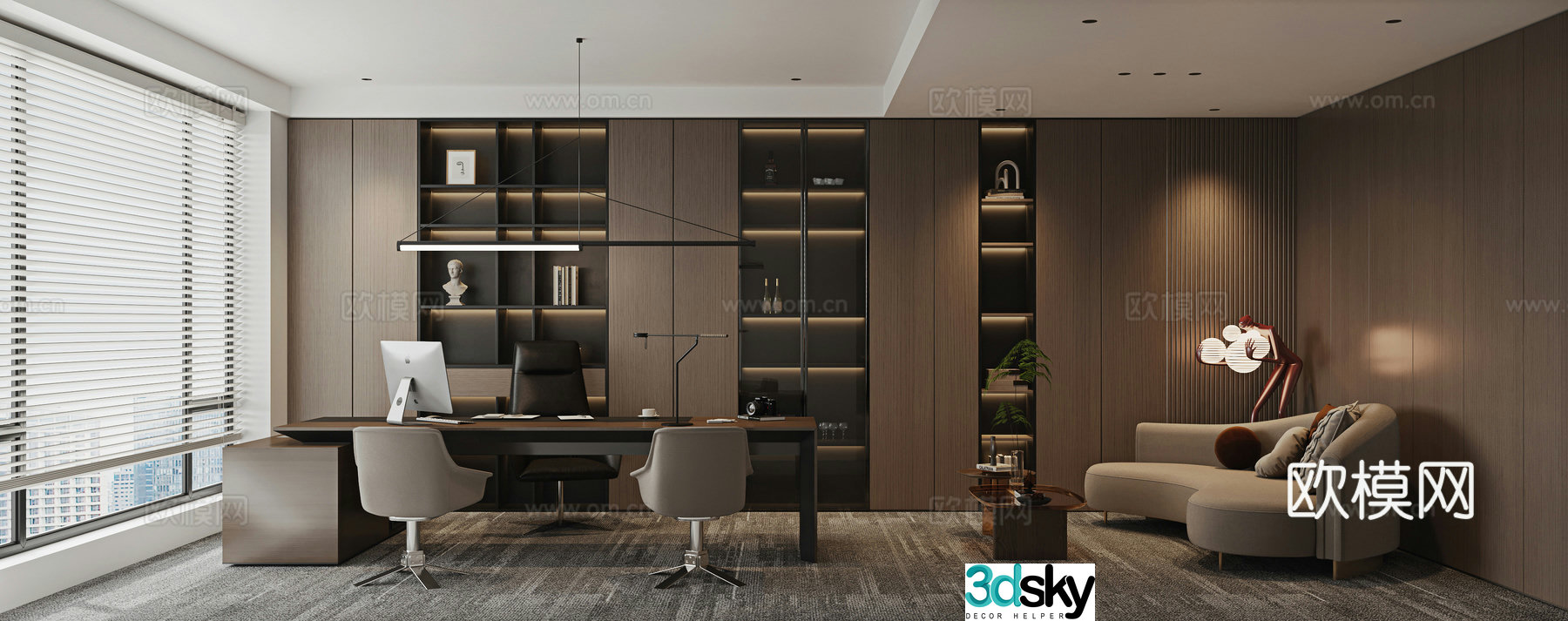 Chairman’s Office 3D Model