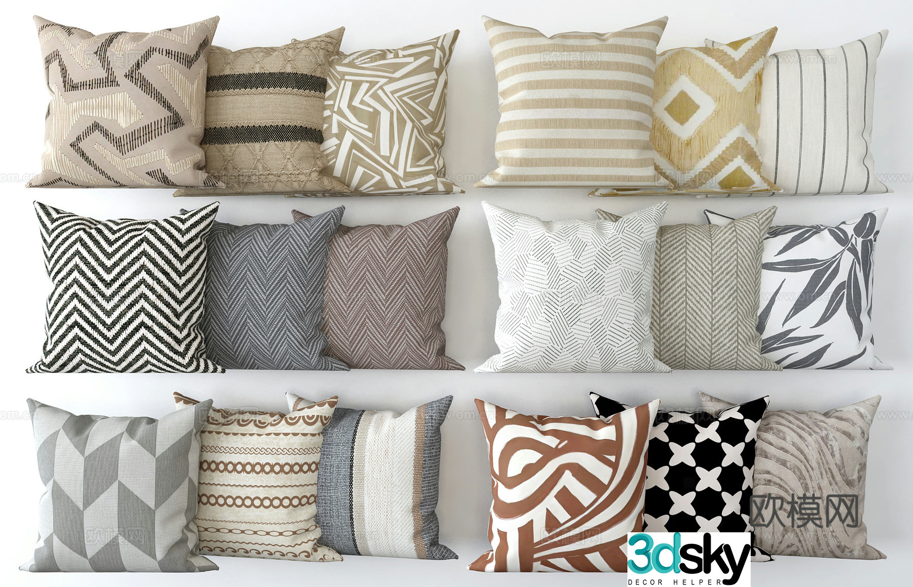 3D model of pillow