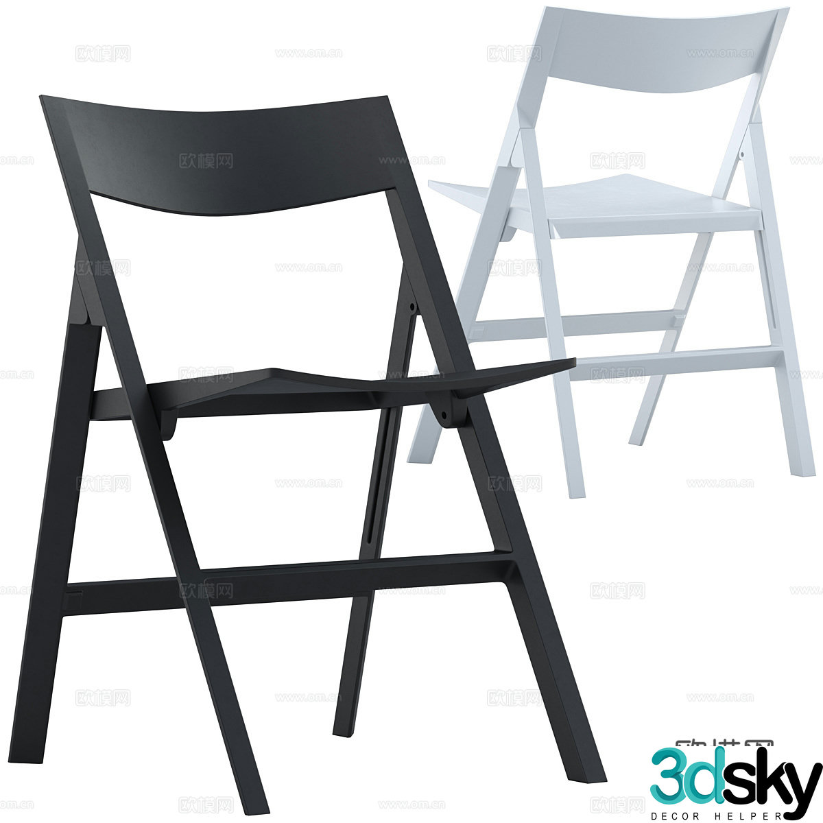 Single chair 3d model