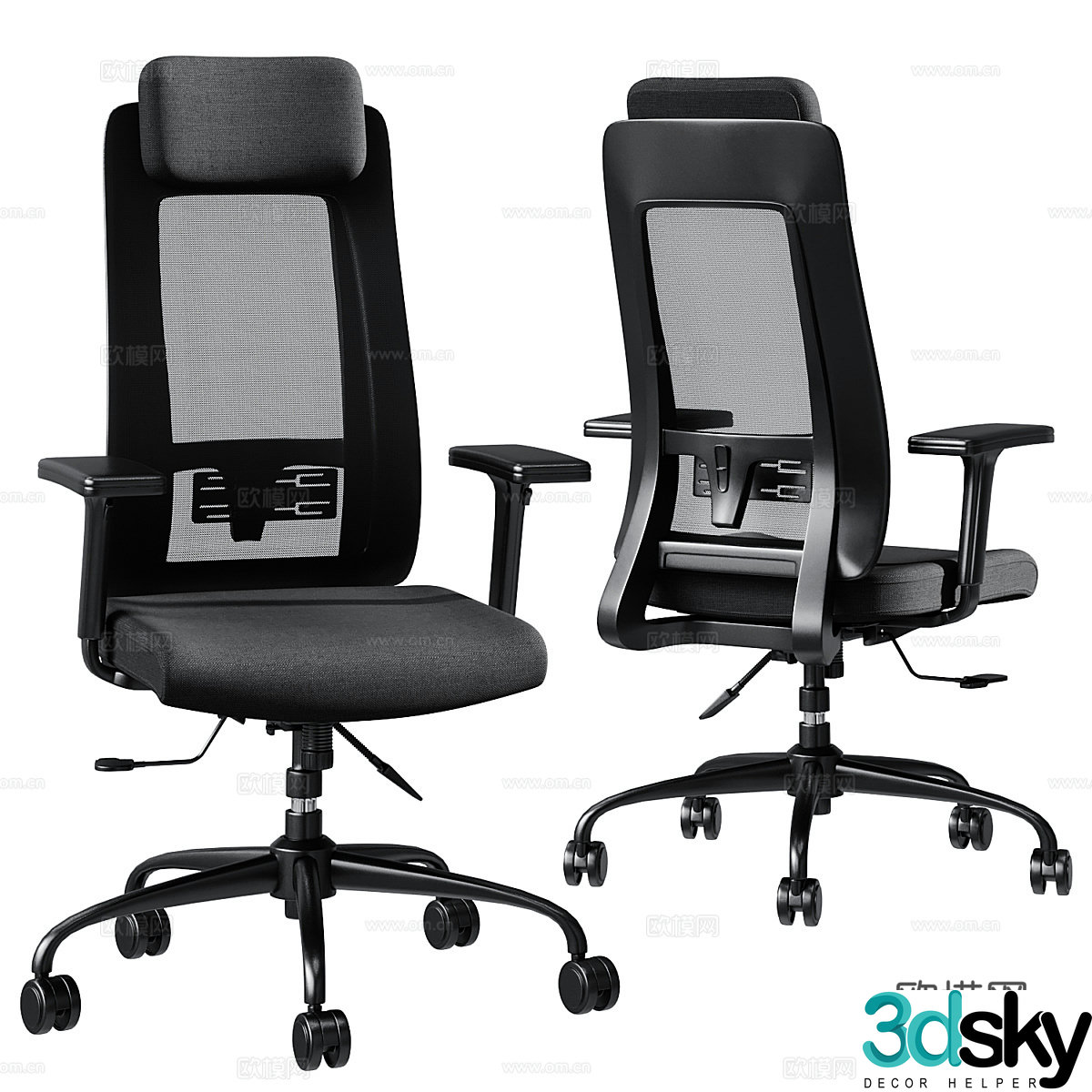 Modern CAPOT office chair 3d model