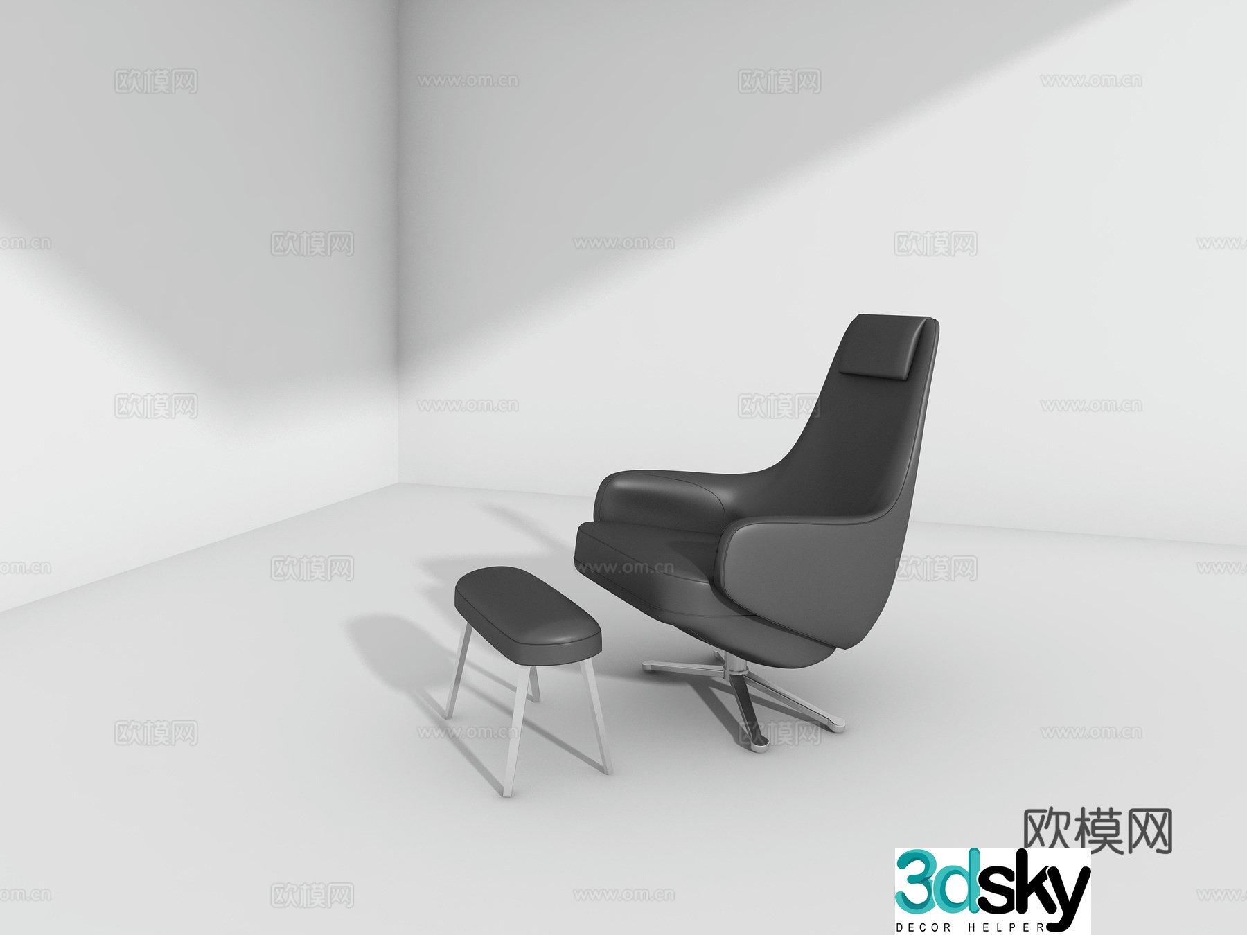 Relaxation chair3d model