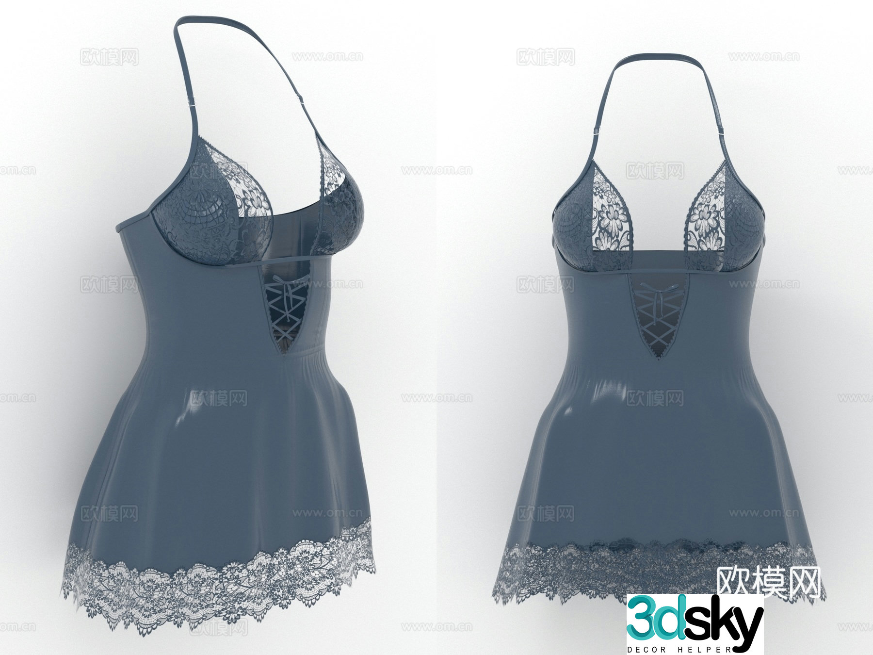 Sexy dress dress female clothing women’s clothing 3d model