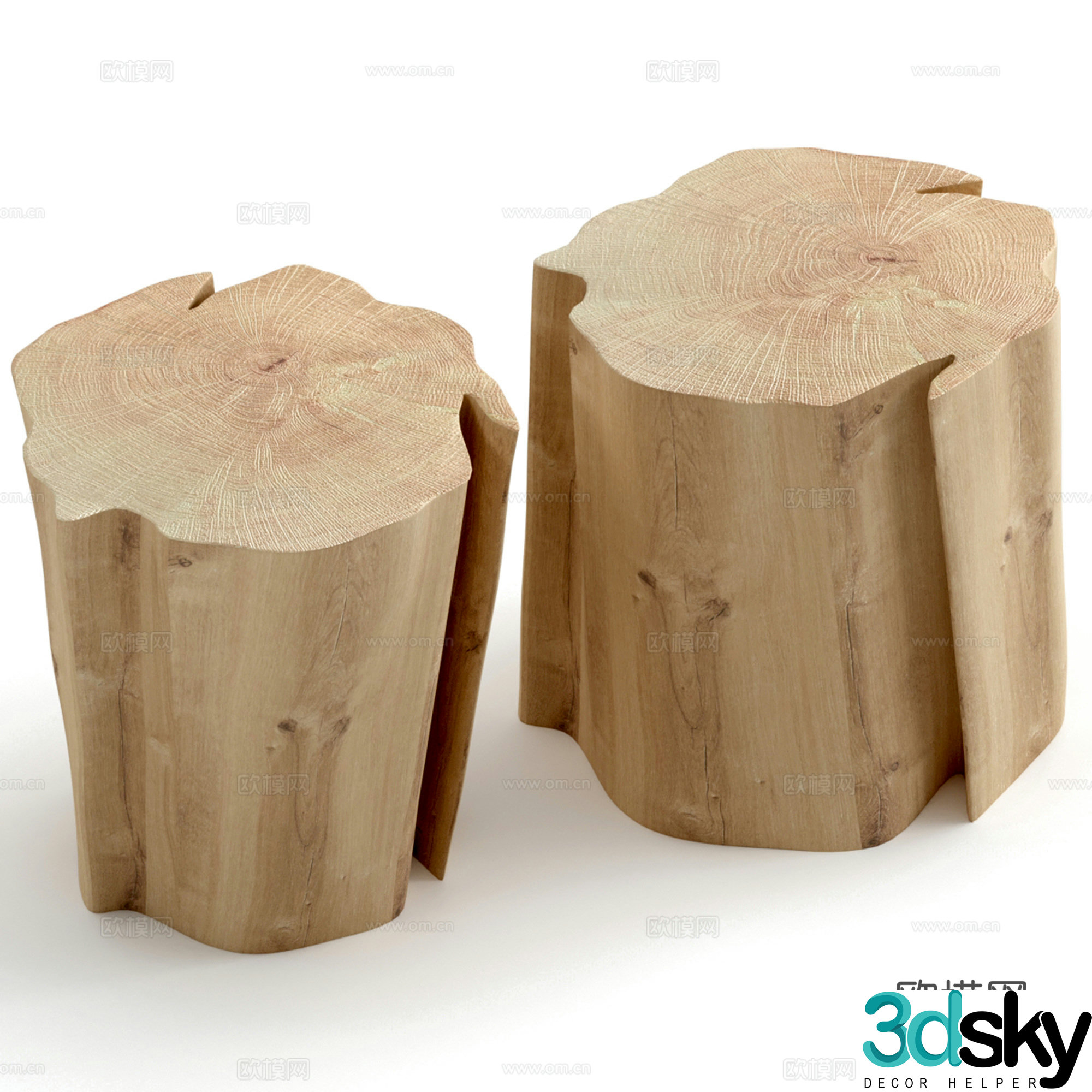 Low stool sofa stool 3d model
