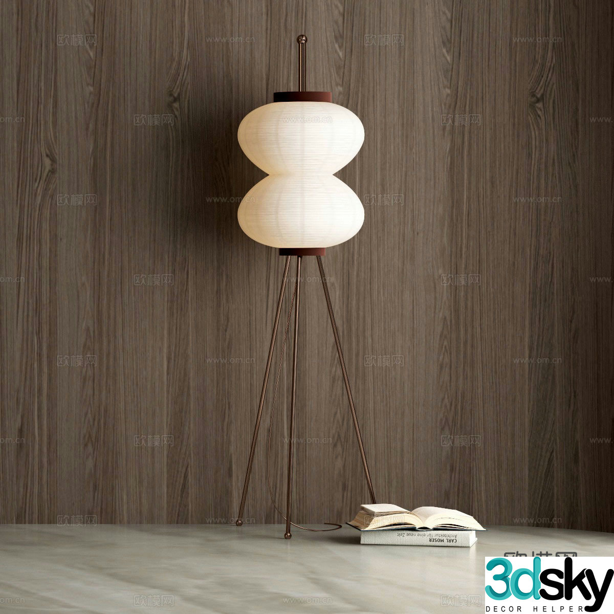 Wasabi Middle Ages Floor Lamp 3D Model