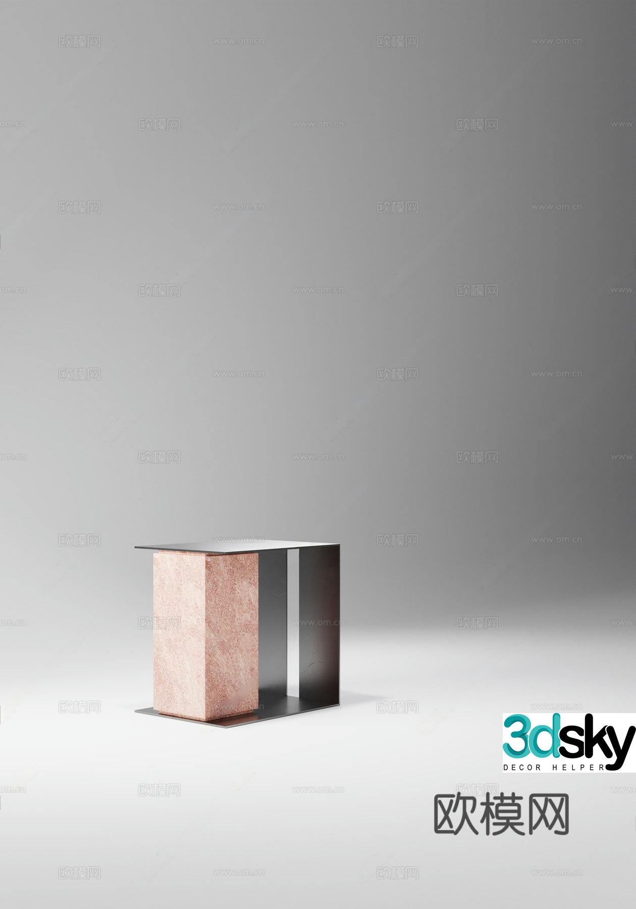 Modern minimalist other stools bench round stool strip stool makeup stool high-end stool 3d model