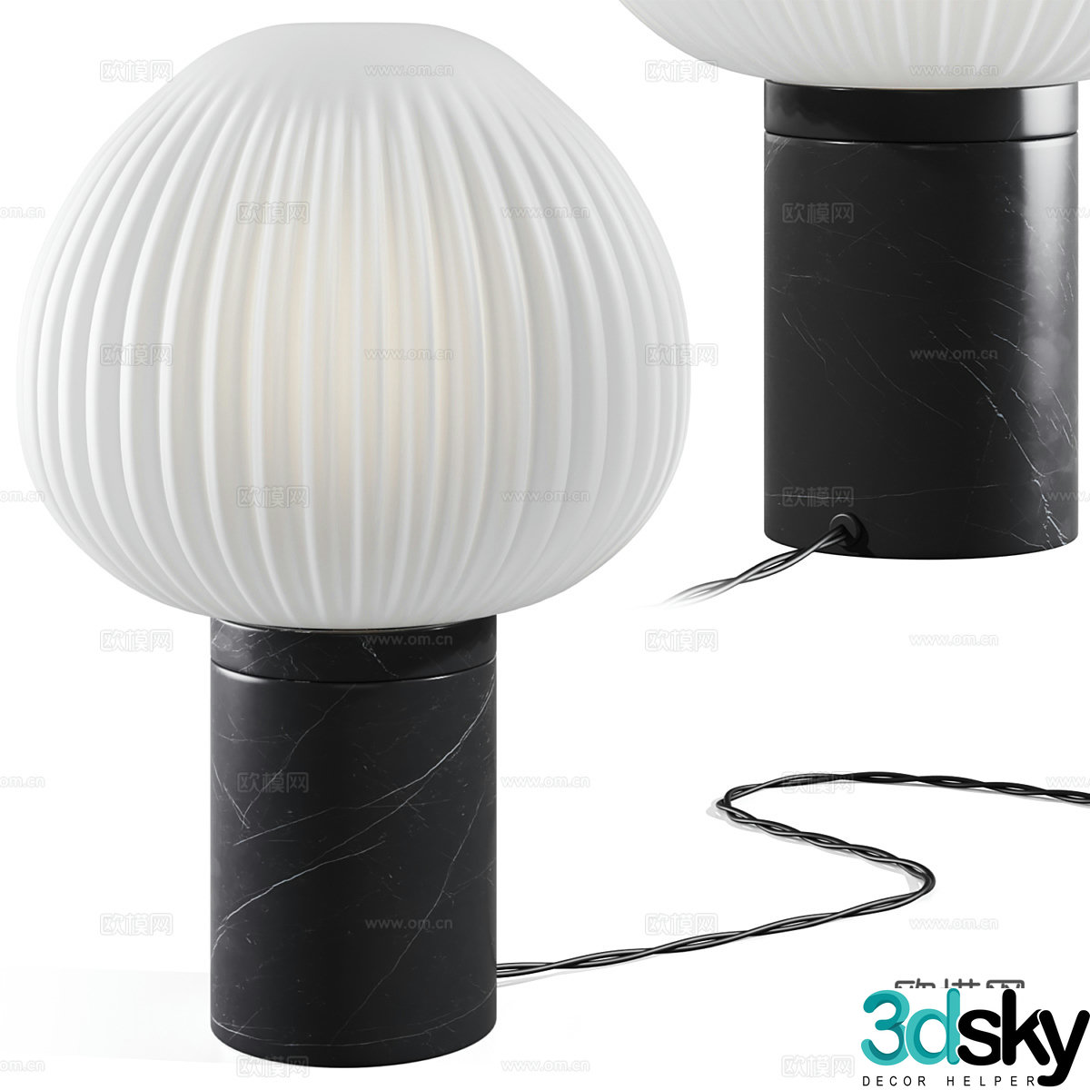 Table lamp 3d model