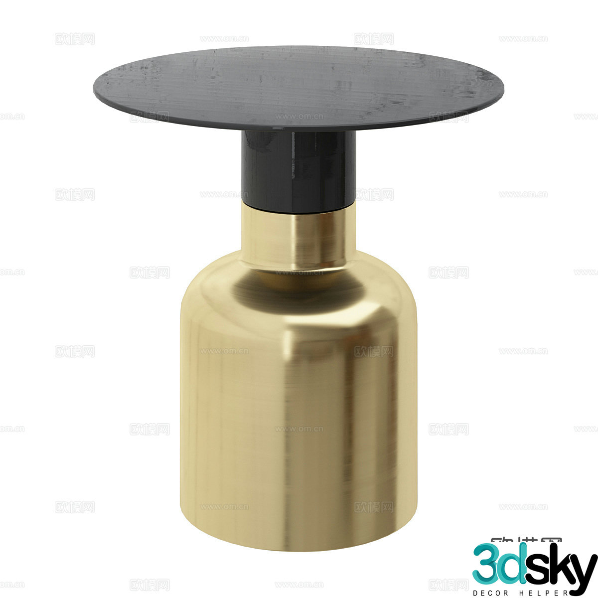 Modern simple and light luxury tea table coffee table simple tea table living room tea table 3D model