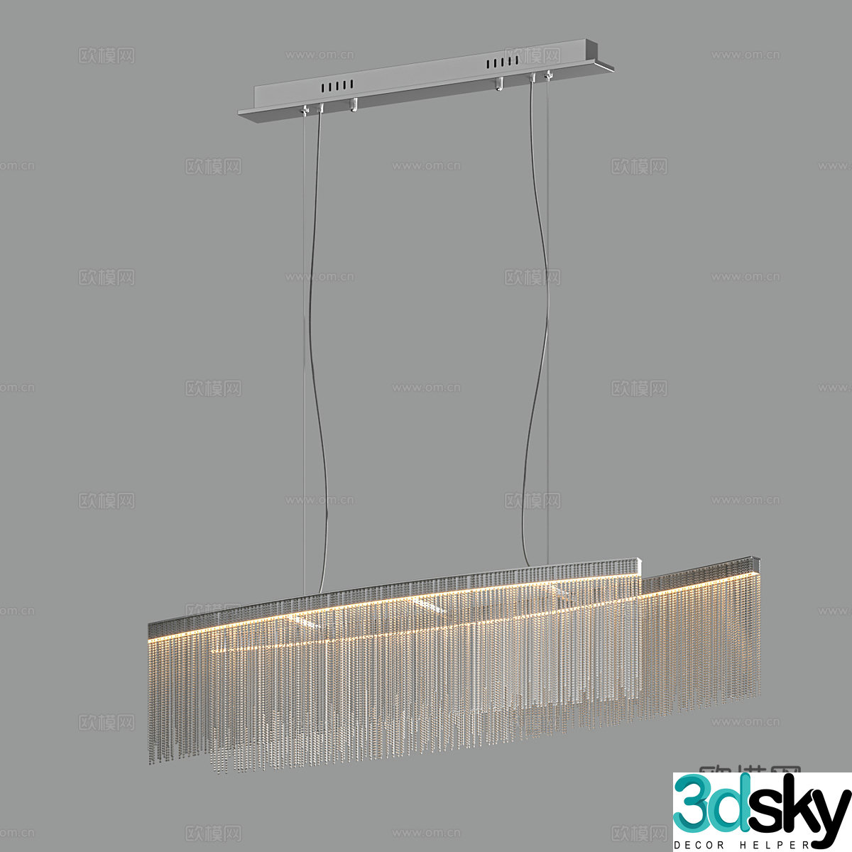 Modern simple chandeliers chandeliers simple chandeliers dining chandeliers living room chandeliers lamps 3D model