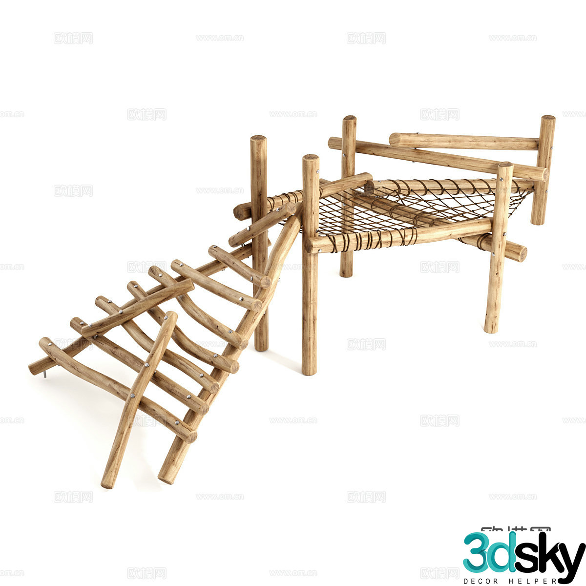 Children’s play facilities 3d model