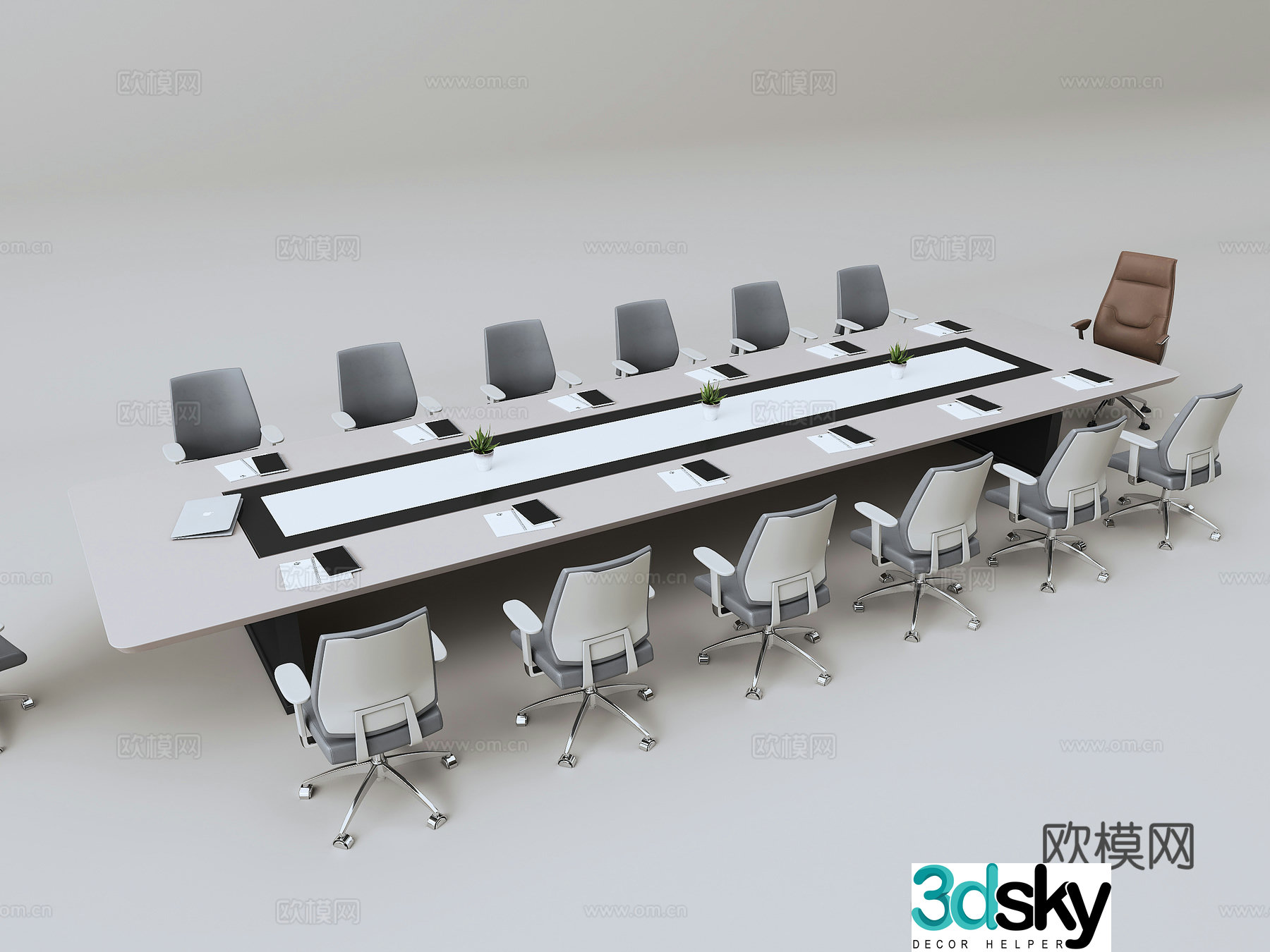 Conference table 3d model